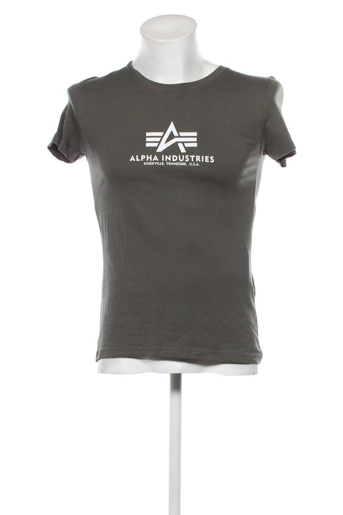 Herren T-Shirt Alpha Industries, Größe M, Farbe Grün, Preis € 28,87