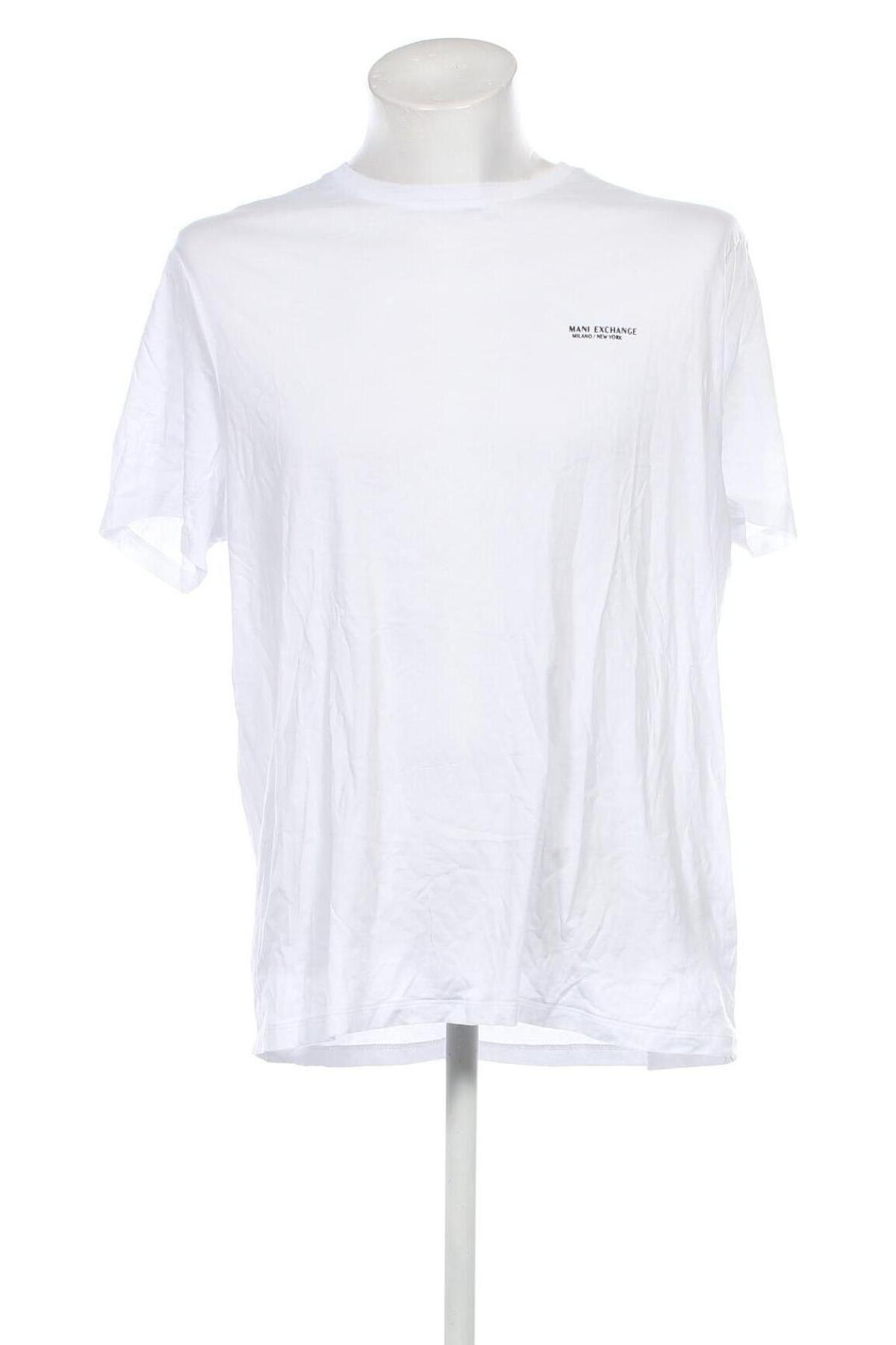Pánske tričko  Armani Exchange, Veľkosť XXL, Farba Biela, Cena  35,25 €