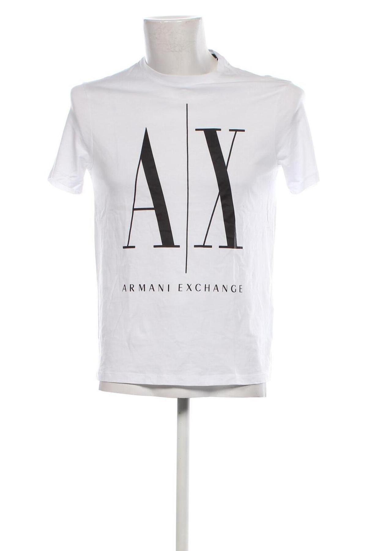 Мъжка тениска Armani Exchange, Размер S, Цвят Бял, Цена 72,00 лв.