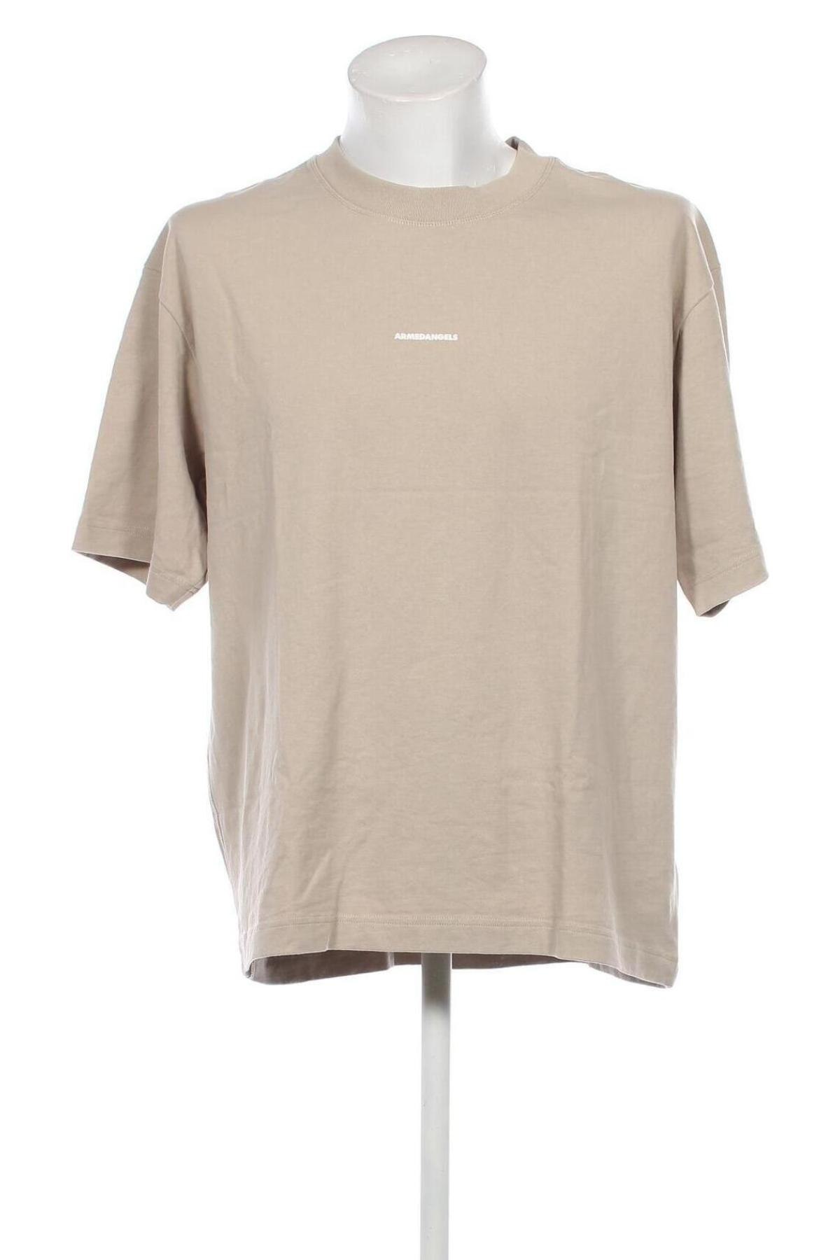 Ανδρικό t-shirt Armedangels, Μέγεθος XL, Χρώμα  Μπέζ, Τιμή 27,43 €