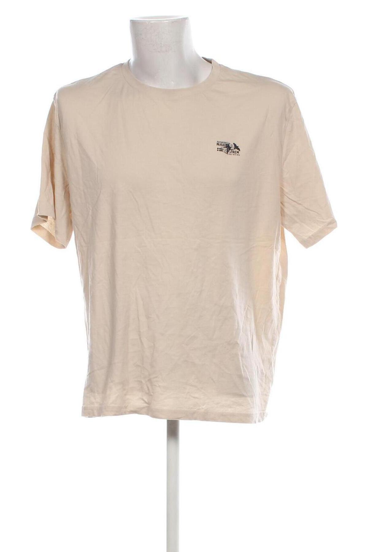 Ανδρικό t-shirt Atlas For Men, Μέγεθος 3XL, Χρώμα  Μπέζ, Τιμή 8,04 €