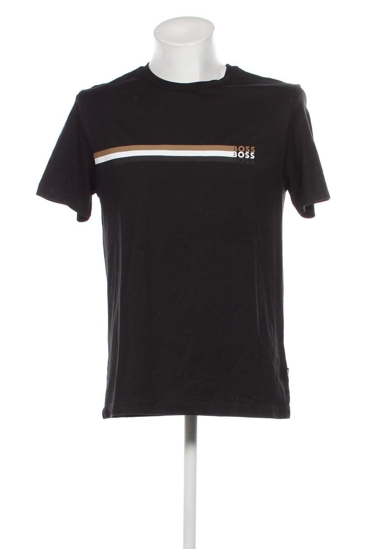 Herren T-Shirt BOSS, Größe M, Farbe Schwarz, Preis 58,76 €