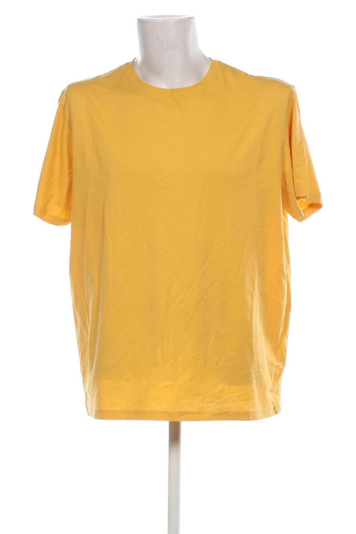 Мъжка тениска C&A, Размер XXL, Цвят Жълт, Цена 12,35 лв.
