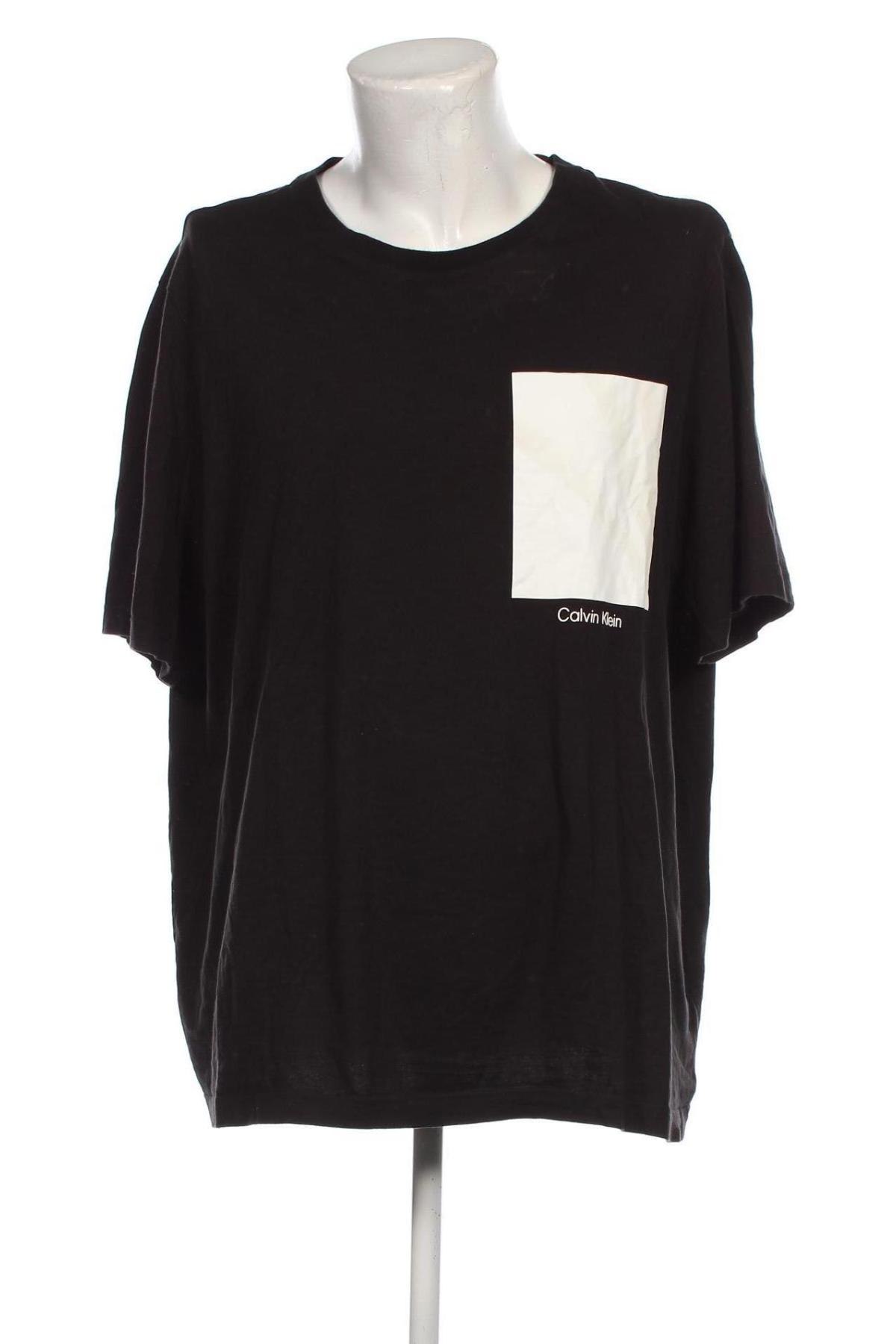 Ανδρικό t-shirt Calvin Klein, Μέγεθος 4XL, Χρώμα Μαύρο, Τιμή 37,71 €