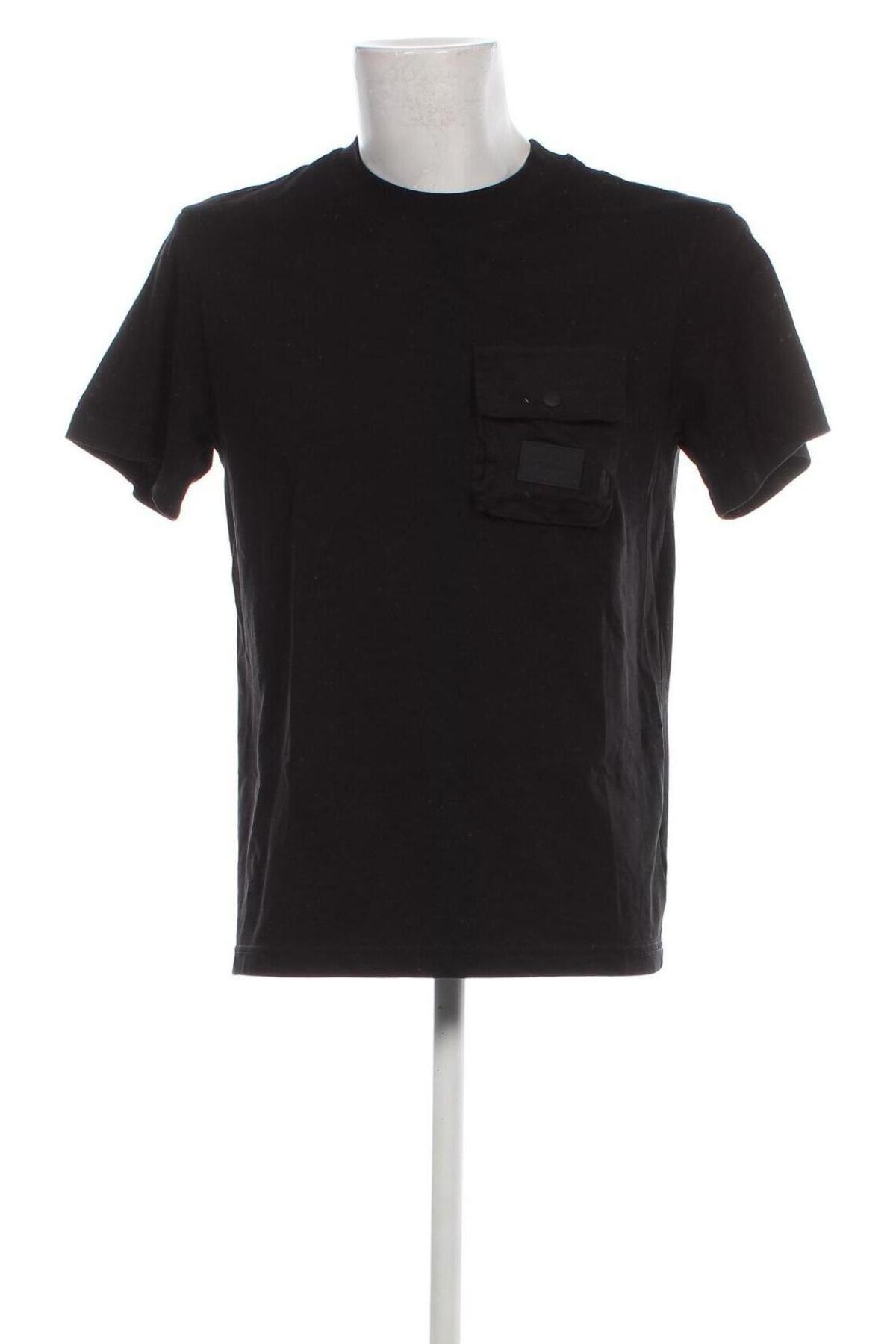 Tricou de bărbați Calvin Klein Jeans, Mărime S, Culoare Negru, Preț 227,96 Lei