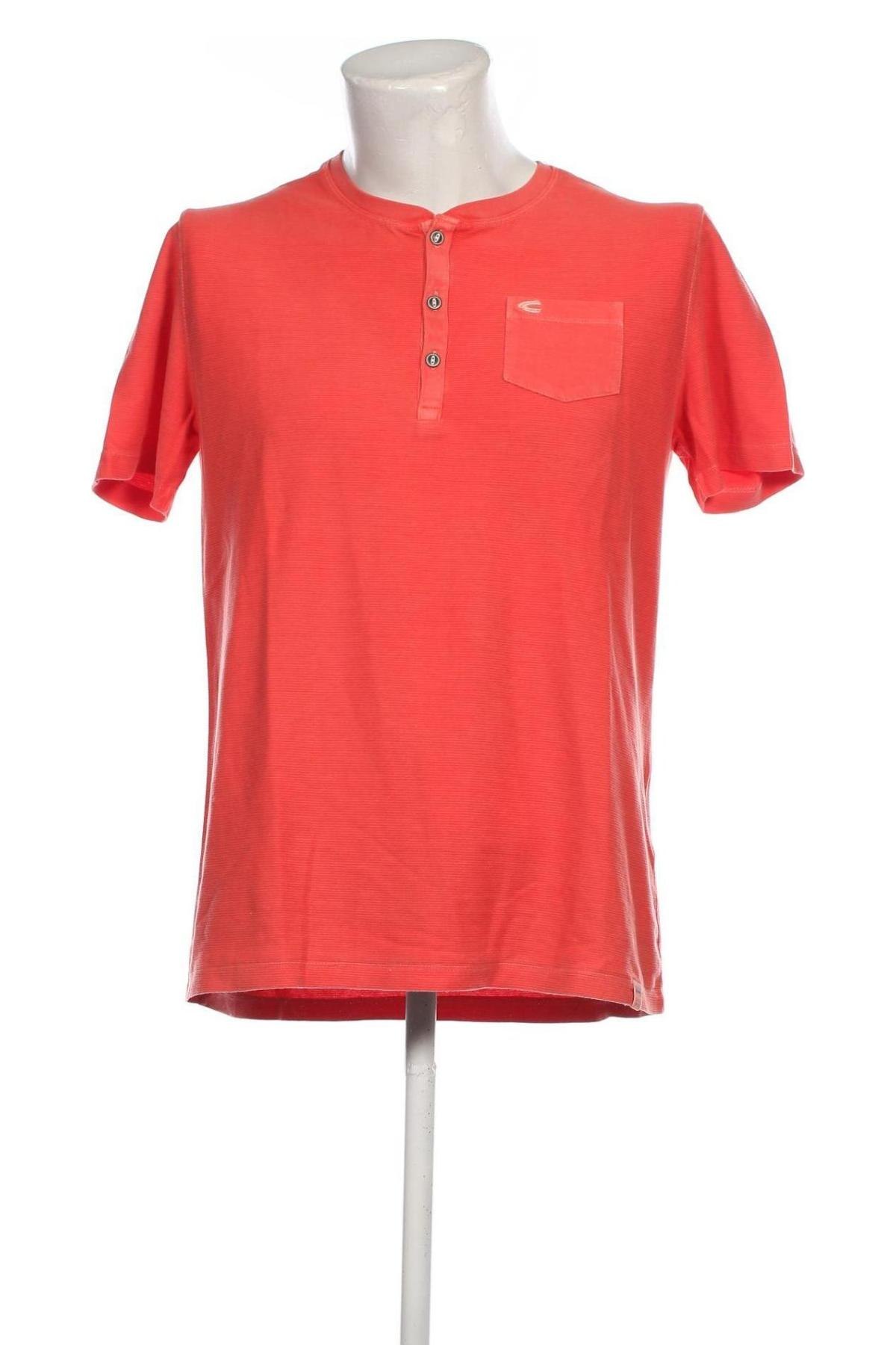 Męski T-shirt Camel Active, Rozmiar L, Kolor Różowy, Cena 71,96 zł