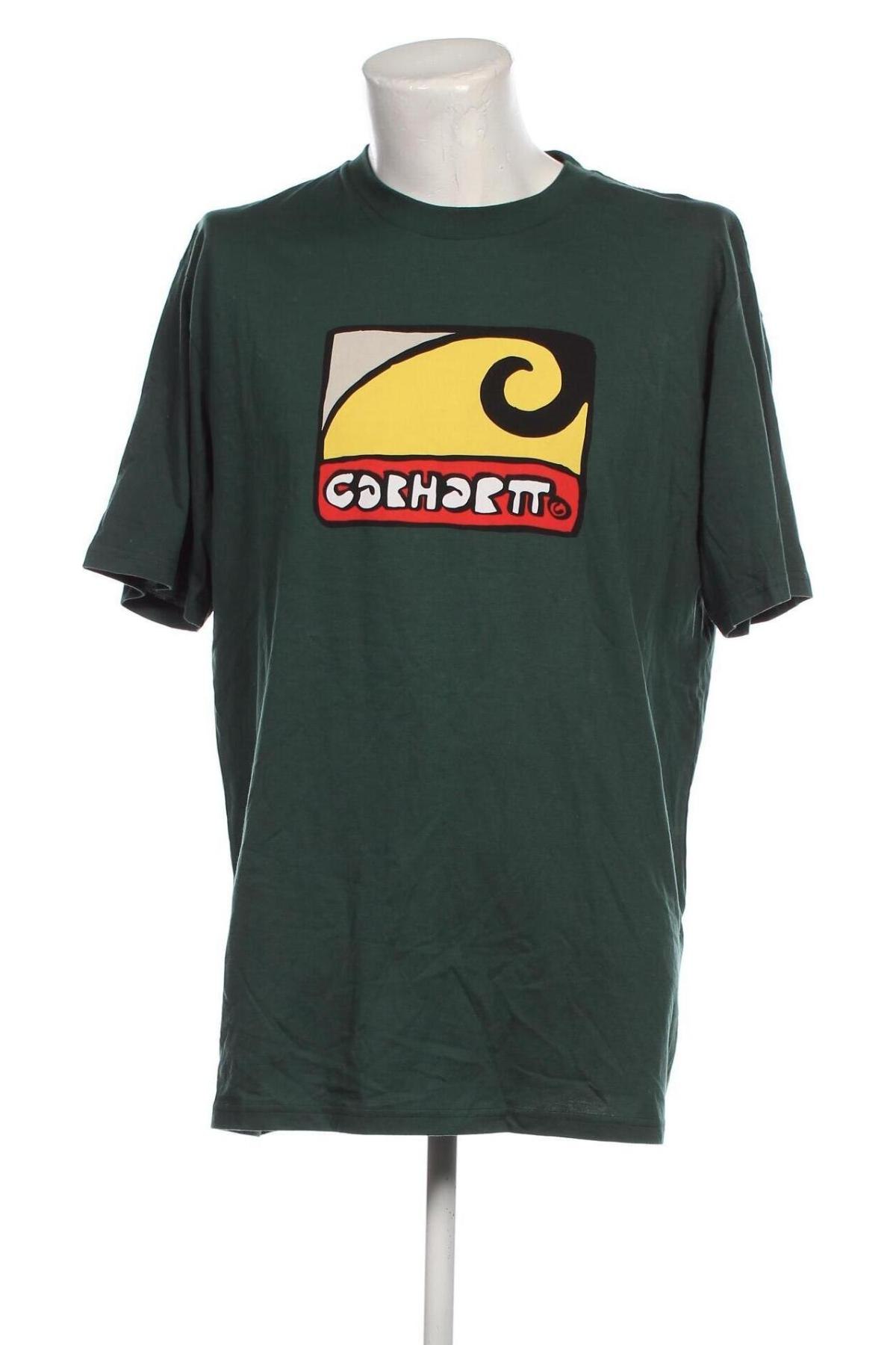 Męski T-shirt Carhartt, Rozmiar XXL, Kolor Zielony, Cena 165,26 zł