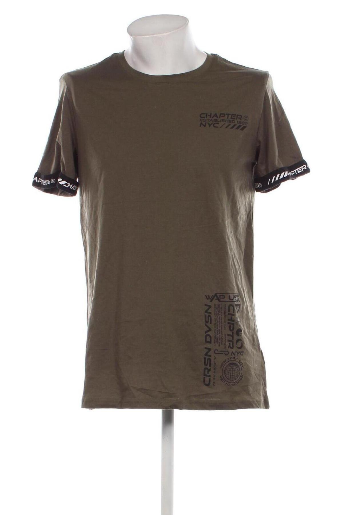 Ανδρικό t-shirt Chapter, Μέγεθος M, Χρώμα Πράσινο, Τιμή 8,04 €