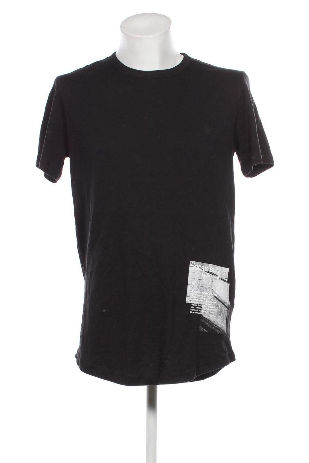 Męski T-shirt Core By Jack & Jones, Rozmiar L, Kolor Czarny, Cena 63,63 zł