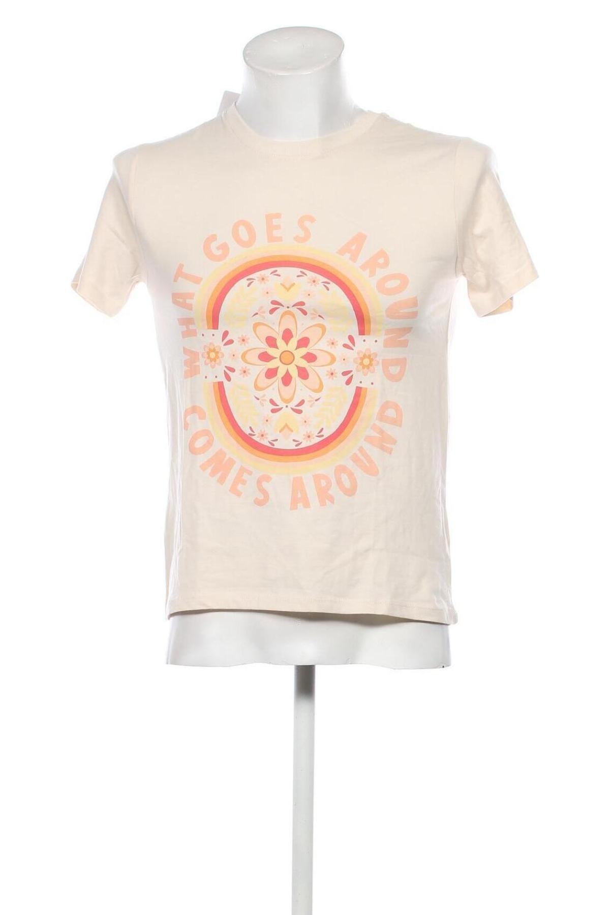 Ανδρικό t-shirt Cotton On, Μέγεθος XXS, Χρώμα Εκρού, Τιμή 7,68 €