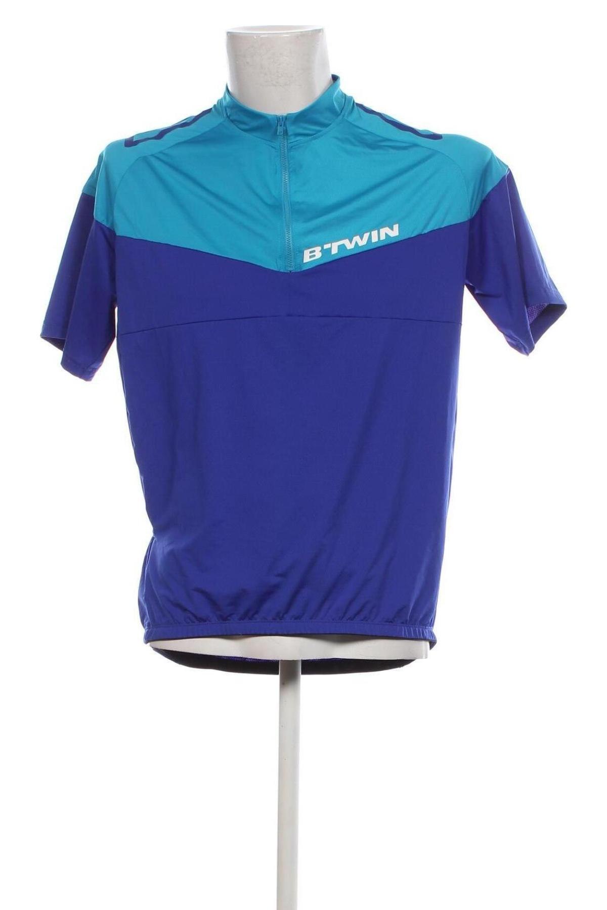 Tricou de bărbați Decathlon, Mărime XL, Culoare Albastru, Preț 40,62 Lei
