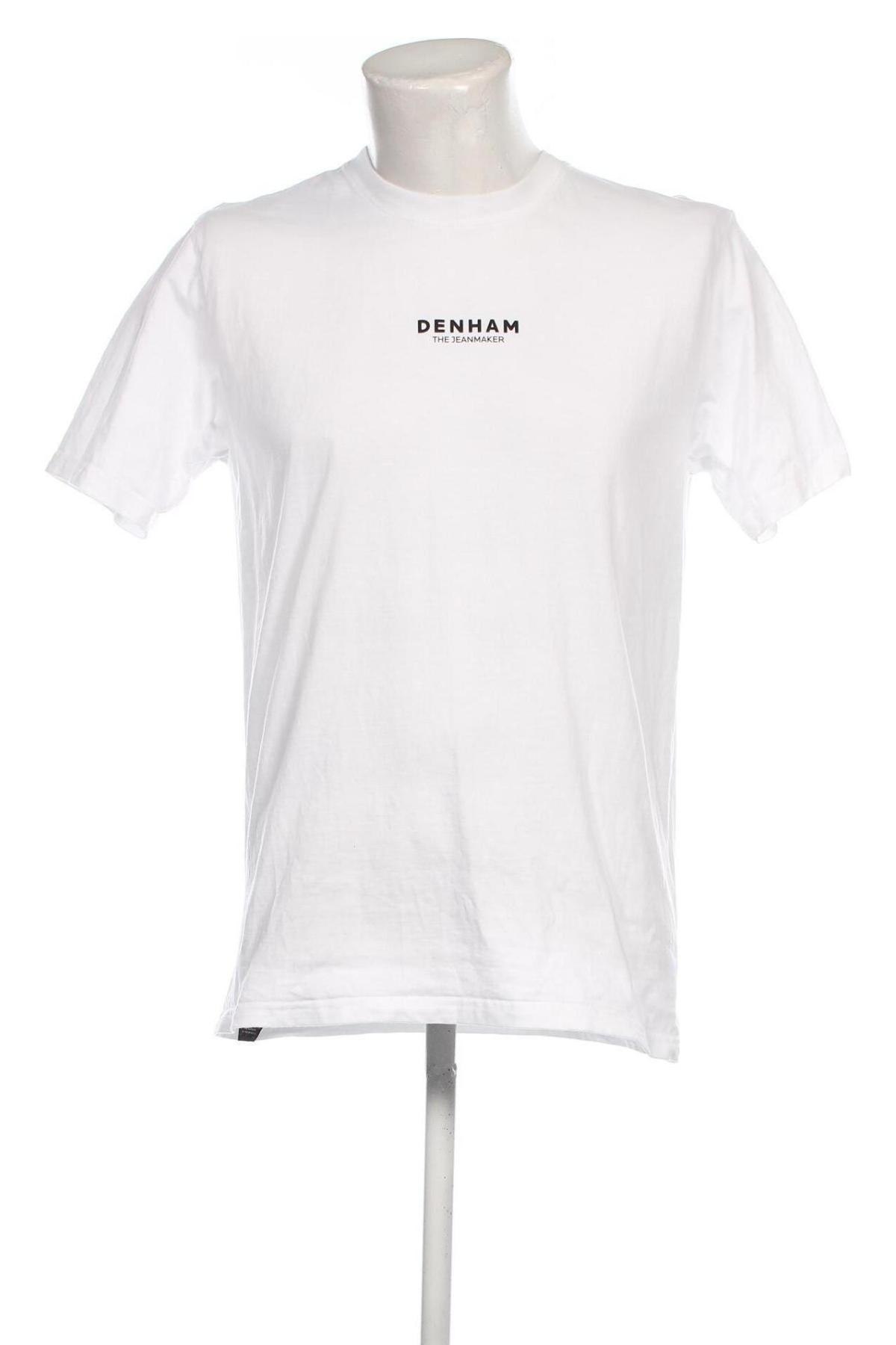 Męski T-shirt Denham, Rozmiar M, Kolor Biały, Cena 126,88 zł