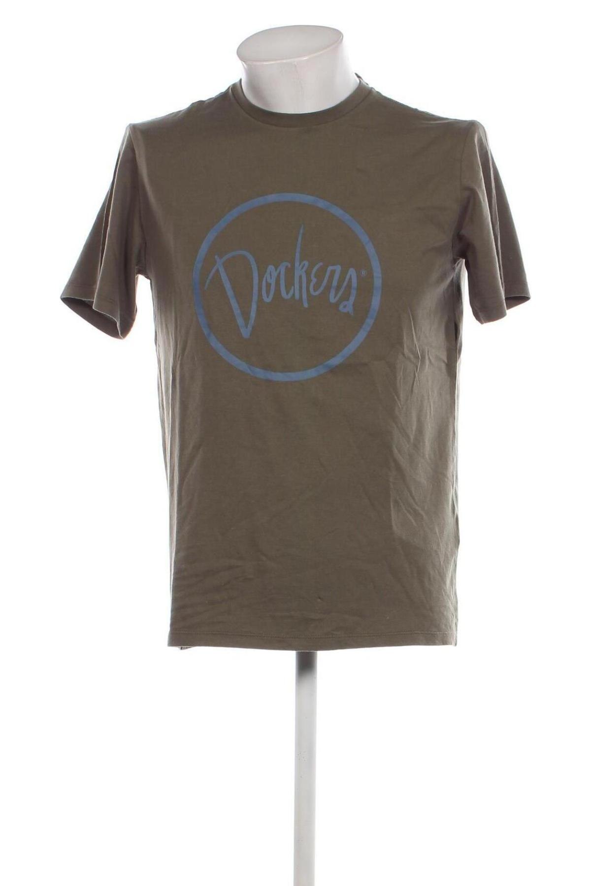 Herren T-Shirt Dockers, Größe M, Farbe Grün, Preis 24,54 €