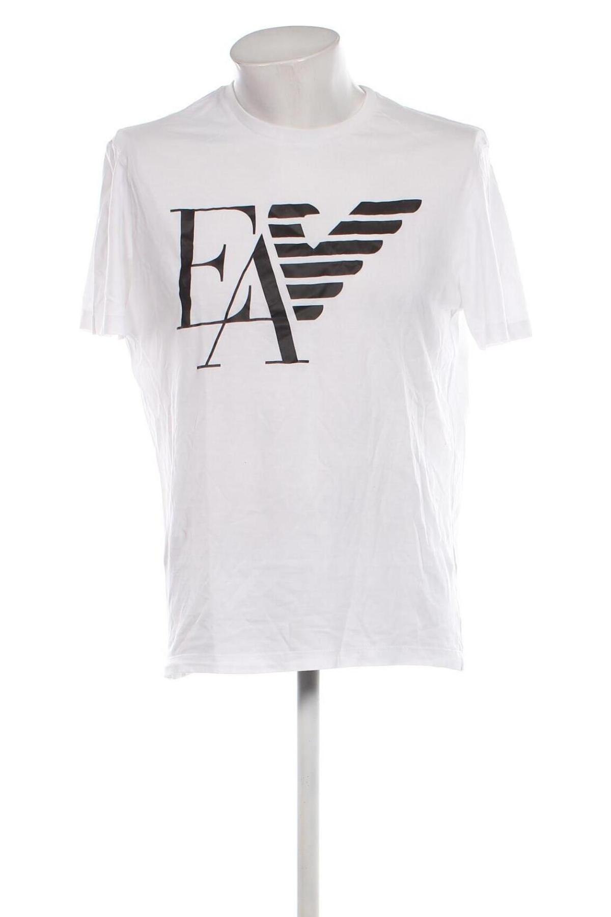Pánske tričko  Emporio Armani, Veľkosť XL, Farba Biela, Cena  50,46 €