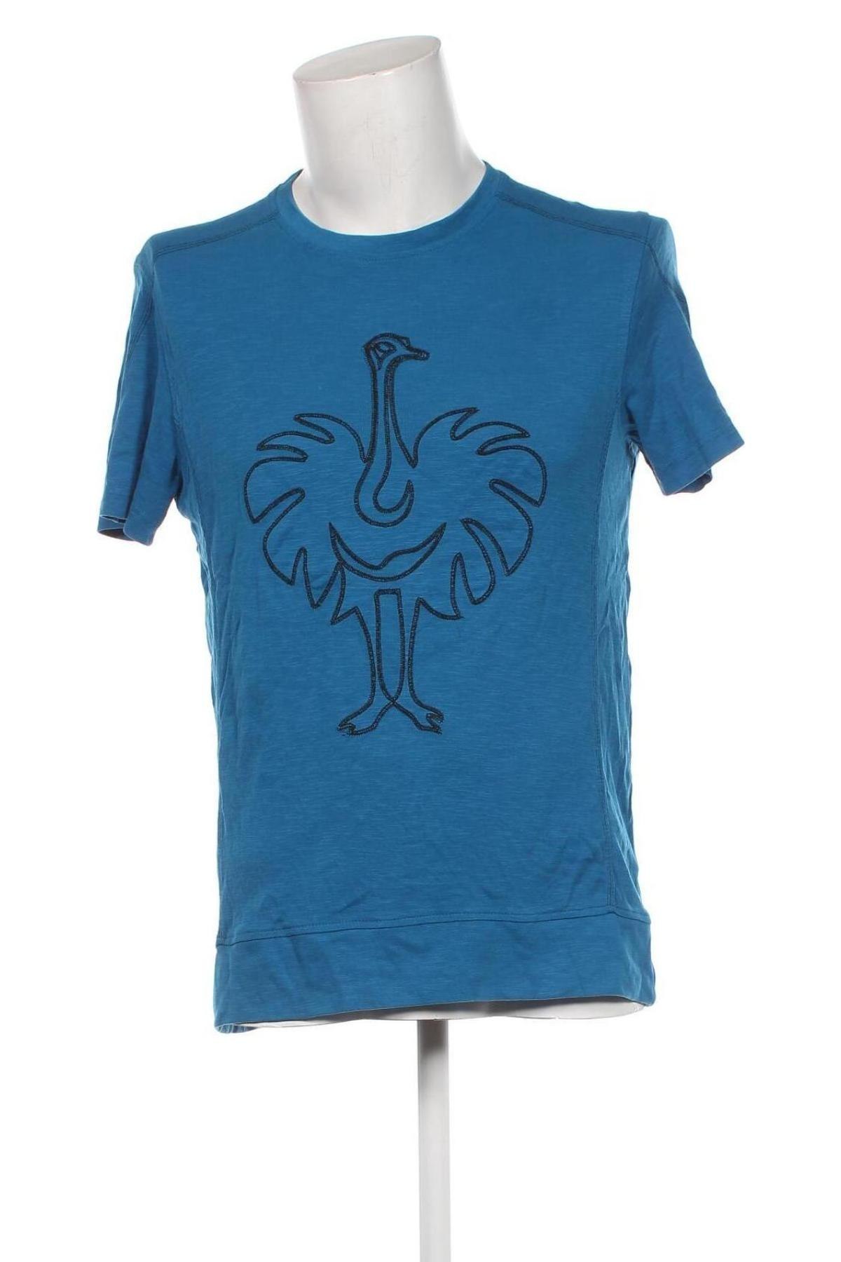 Herren T-Shirt Engelbert Strauss, Größe M, Farbe Blau, Preis 9,74 €