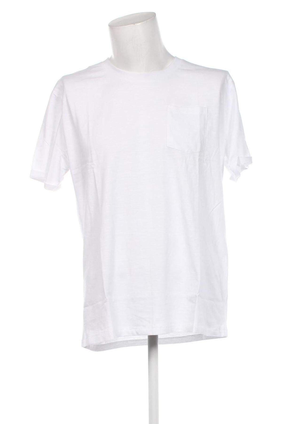 Ανδρικό t-shirt Fisherfield, Μέγεθος L, Χρώμα Λευκό, Τιμή 6,17 €