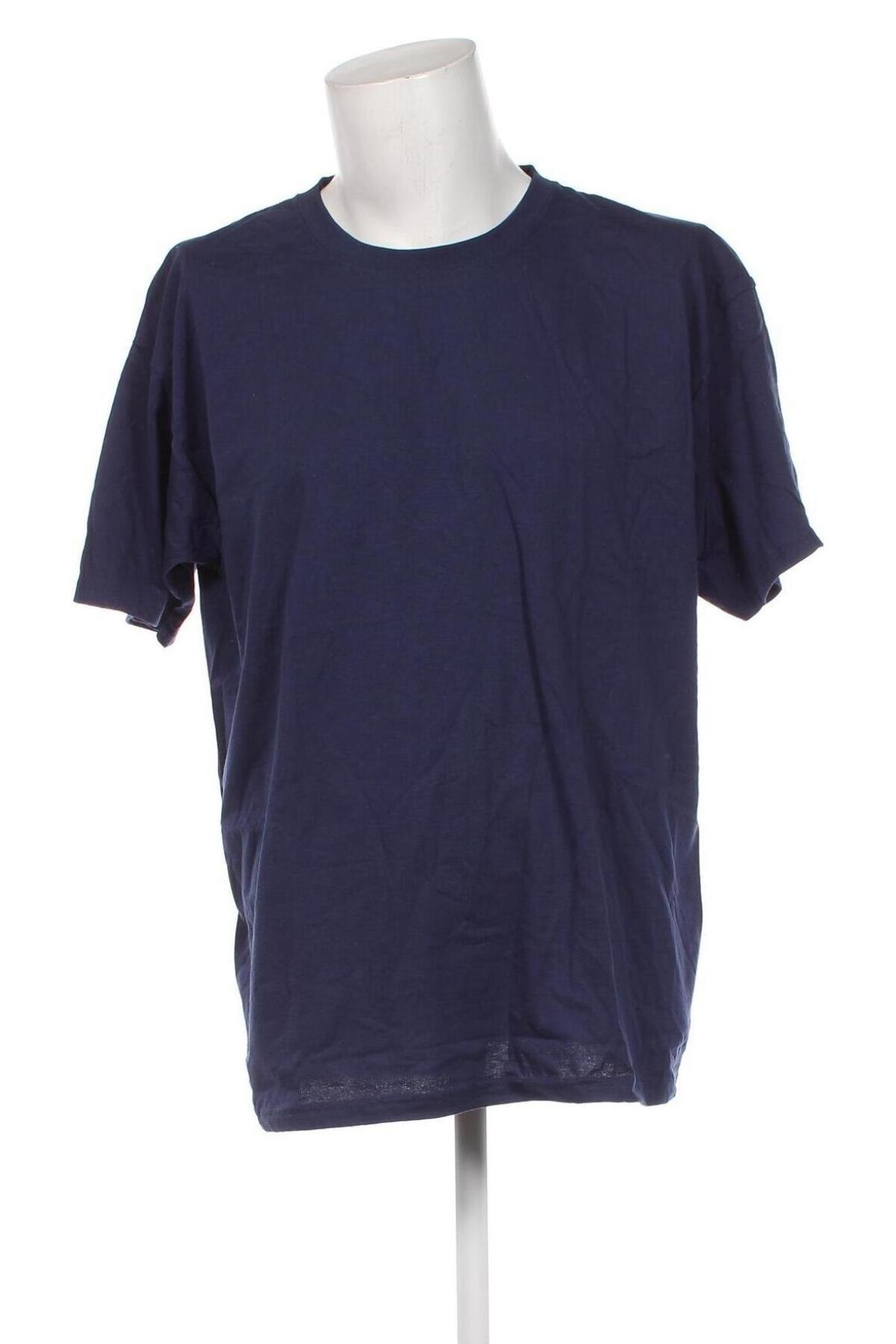 Ανδρικό t-shirt Fruit Of The Loom, Μέγεθος XXL, Χρώμα Μπλέ, Τιμή 7,64 €
