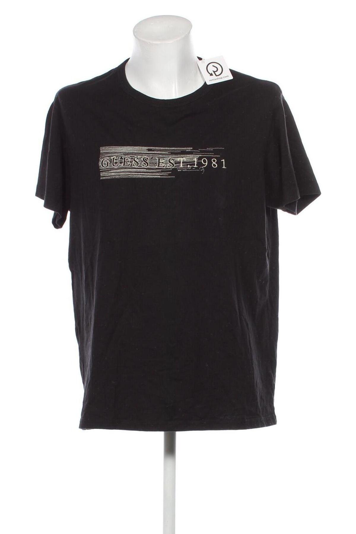 Herren T-Shirt Guess, Größe XXL, Farbe Schwarz, Preis € 35,72