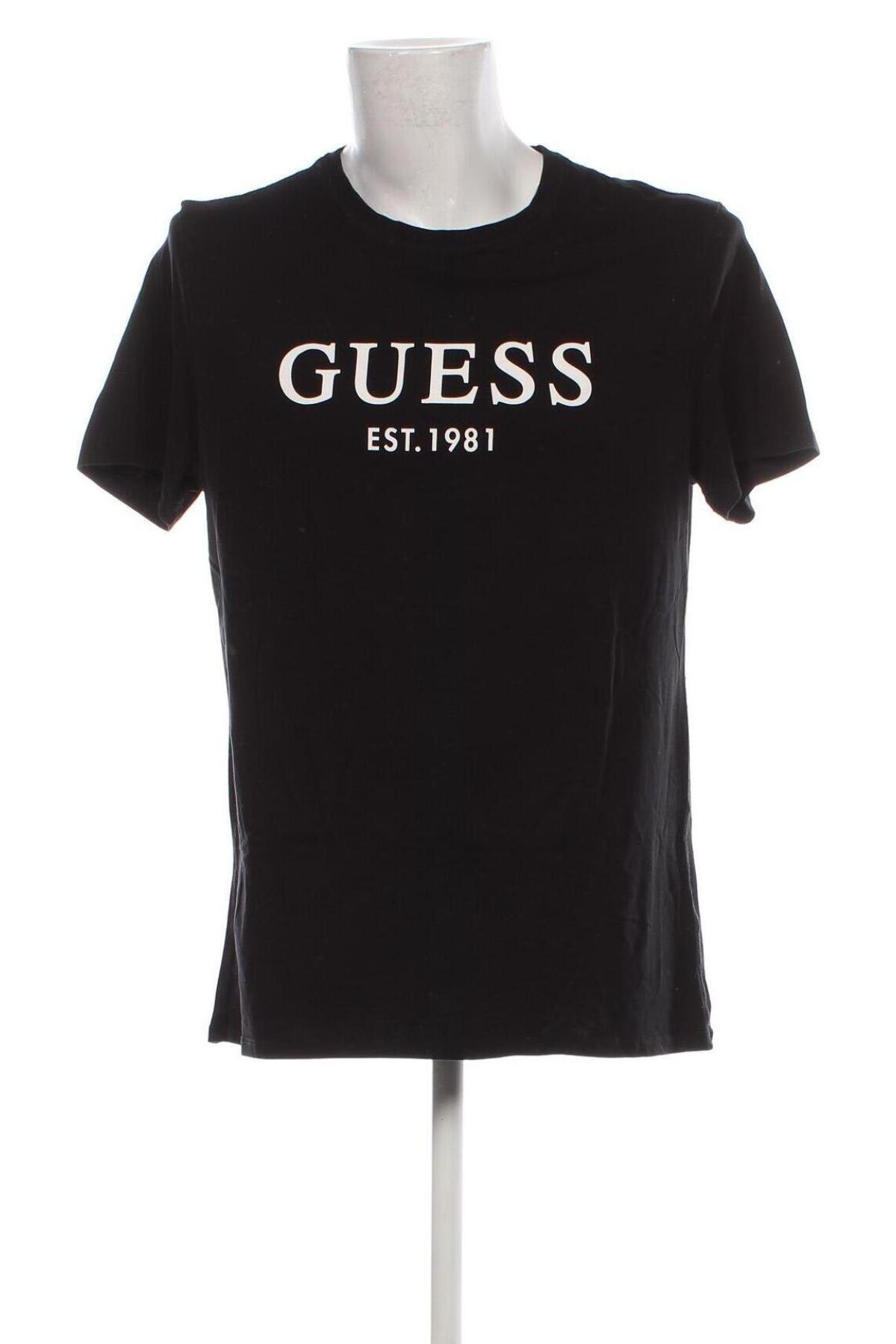 Tricou de bărbați Guess, Mărime XXL, Culoare Negru, Preț 253,29 Lei