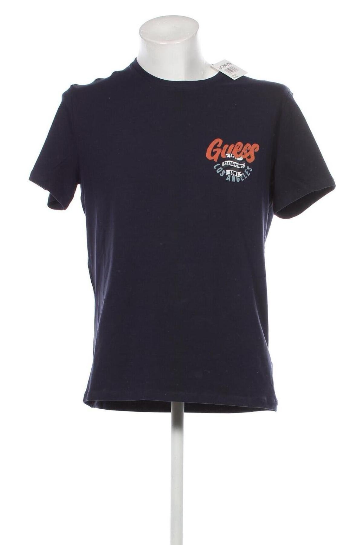 Herren T-Shirt Guess, Größe XL, Farbe Blau, Preis € 39,69