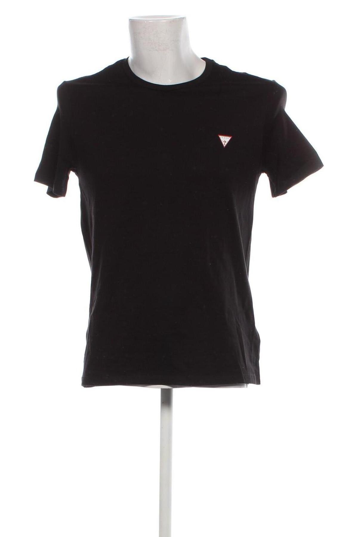 Tricou de bărbați Guess, Mărime M, Culoare Negru, Preț 240,63 Lei