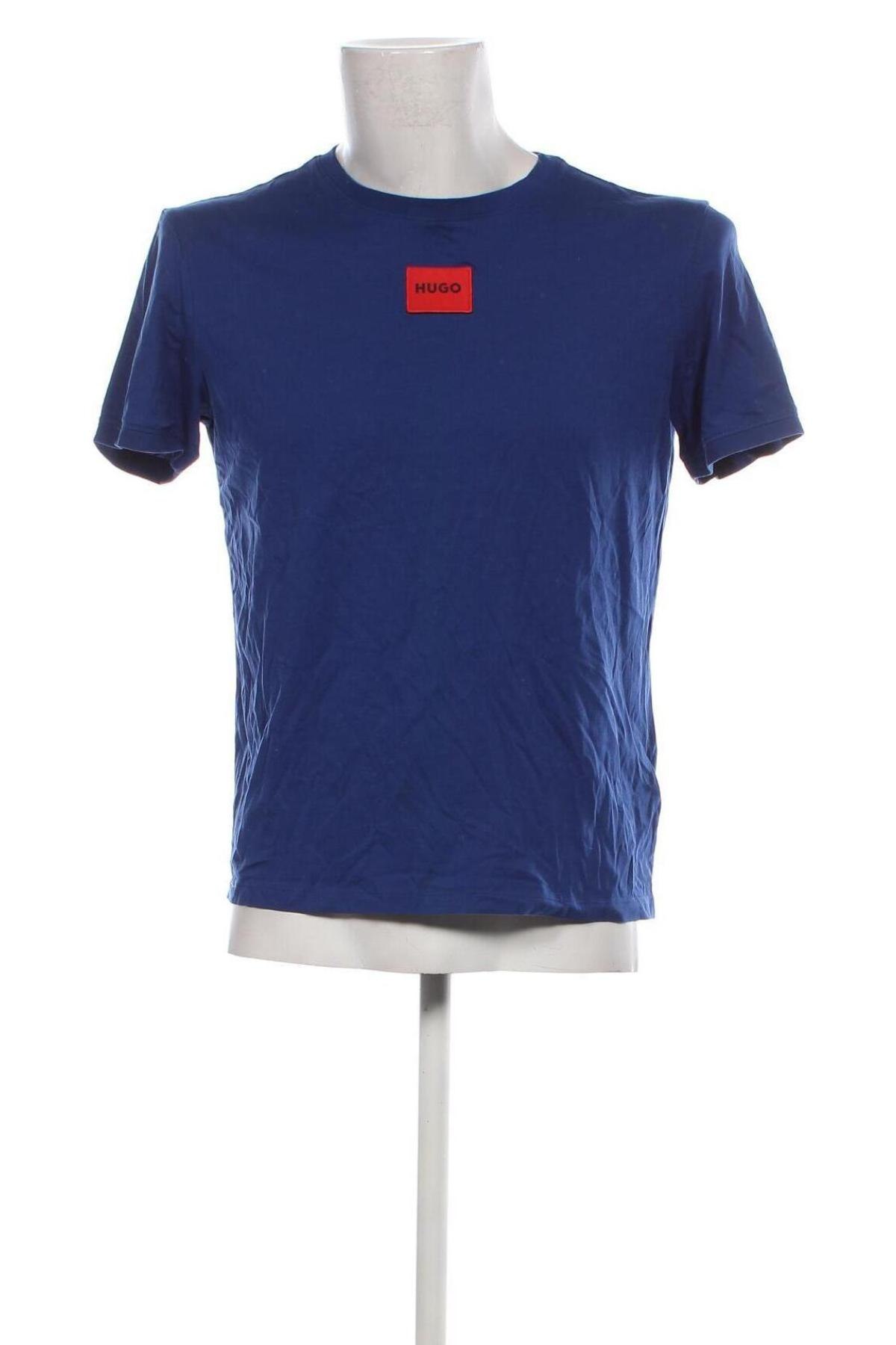 Herren T-Shirt Hugo Boss, Größe M, Farbe Blau, Preis 58,76 €