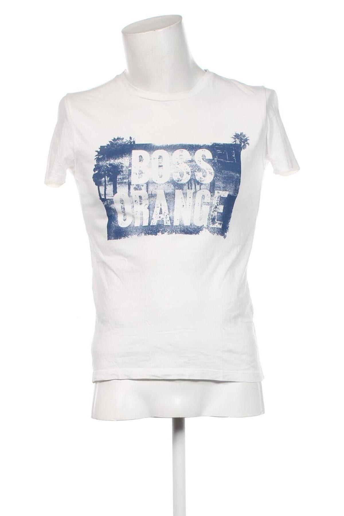 Мъжка тениска Hugo Boss, Размер S, Цвят Бял, Цена 175,95 лв.