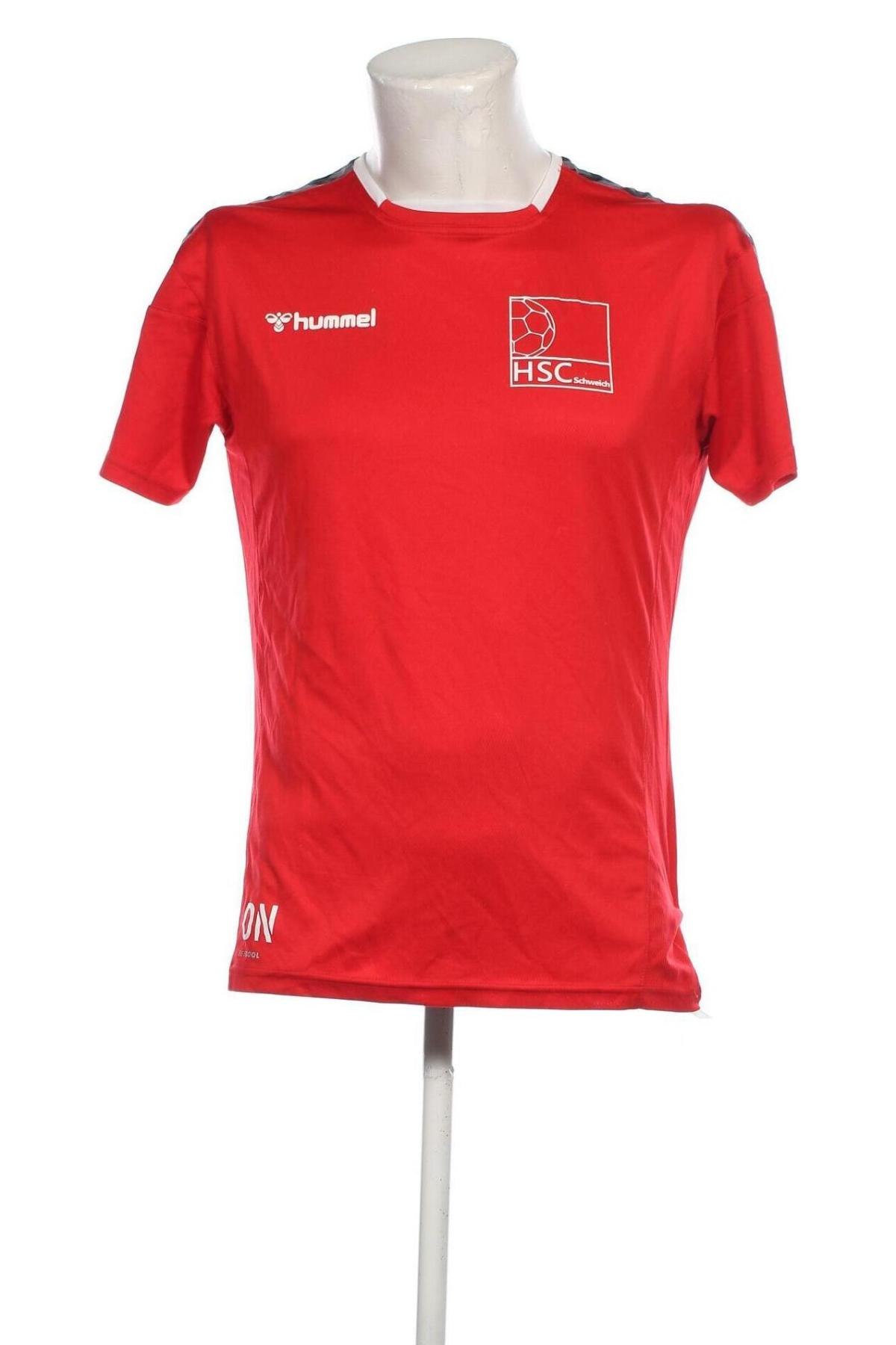 Ανδρικό t-shirt Hummel, Μέγεθος M, Χρώμα Κόκκινο, Τιμή 9,41 €