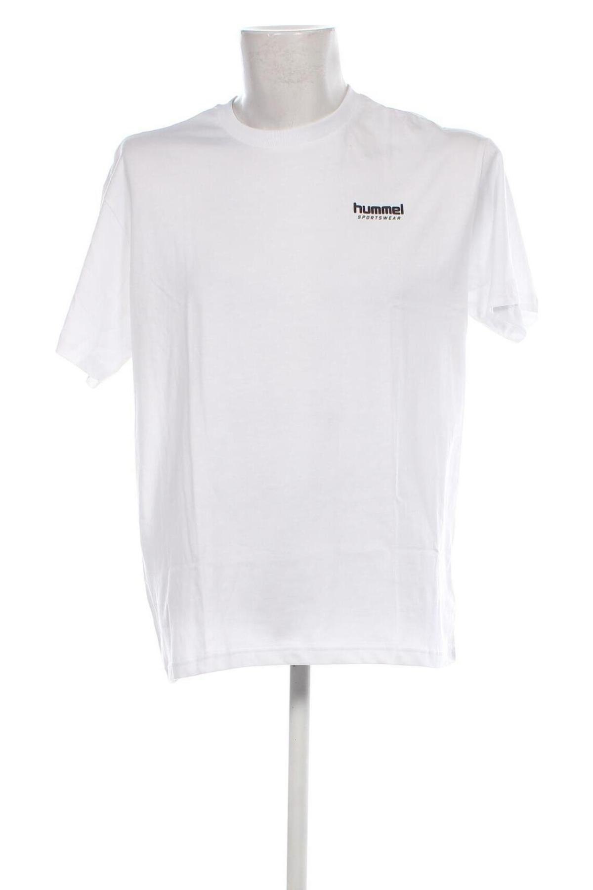 Ανδρικό t-shirt Hummel, Μέγεθος M, Χρώμα Λευκό, Τιμή 8,79 €