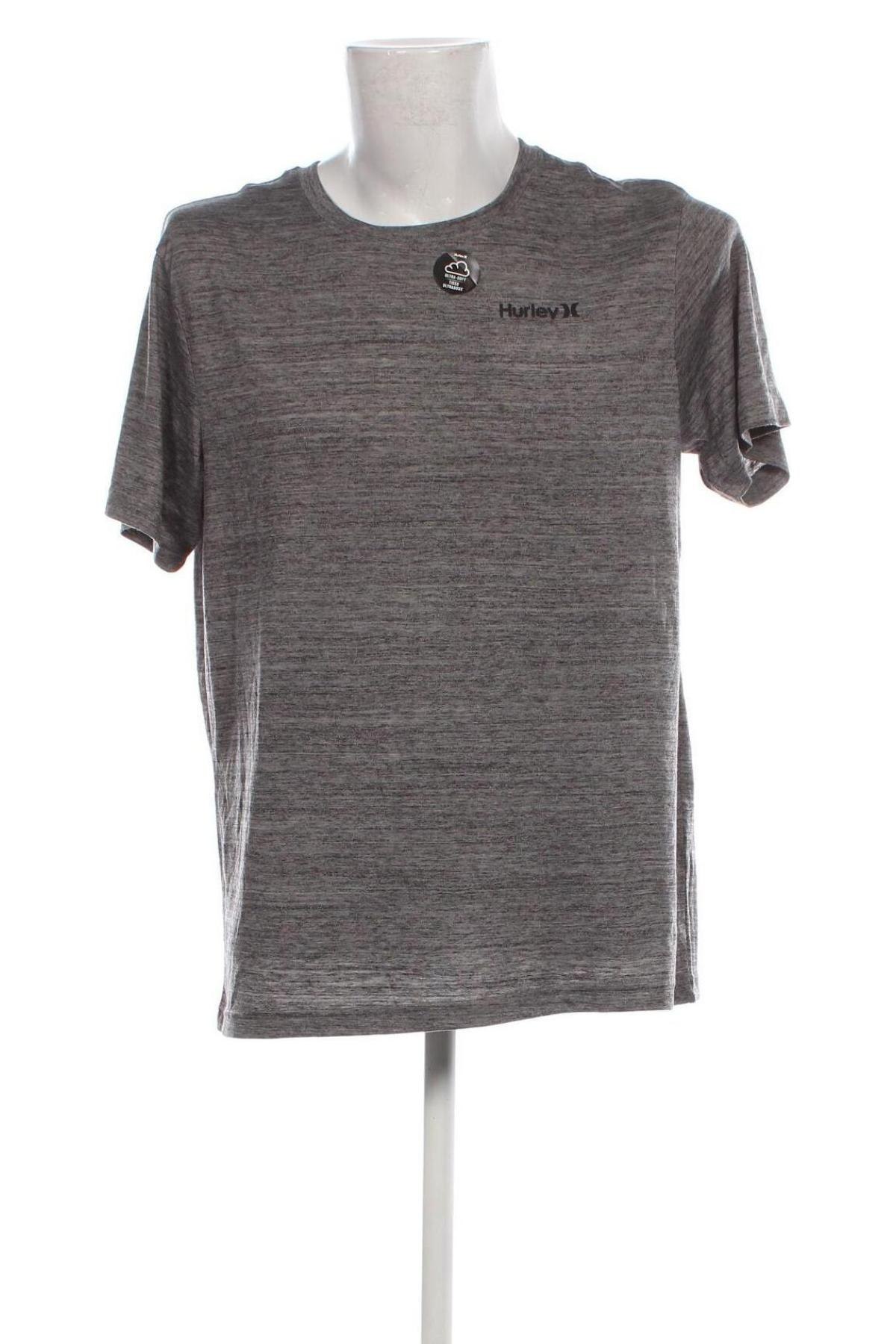 Ανδρικό t-shirt Hurley, Μέγεθος L, Χρώμα Γκρί, Τιμή 14,69 €