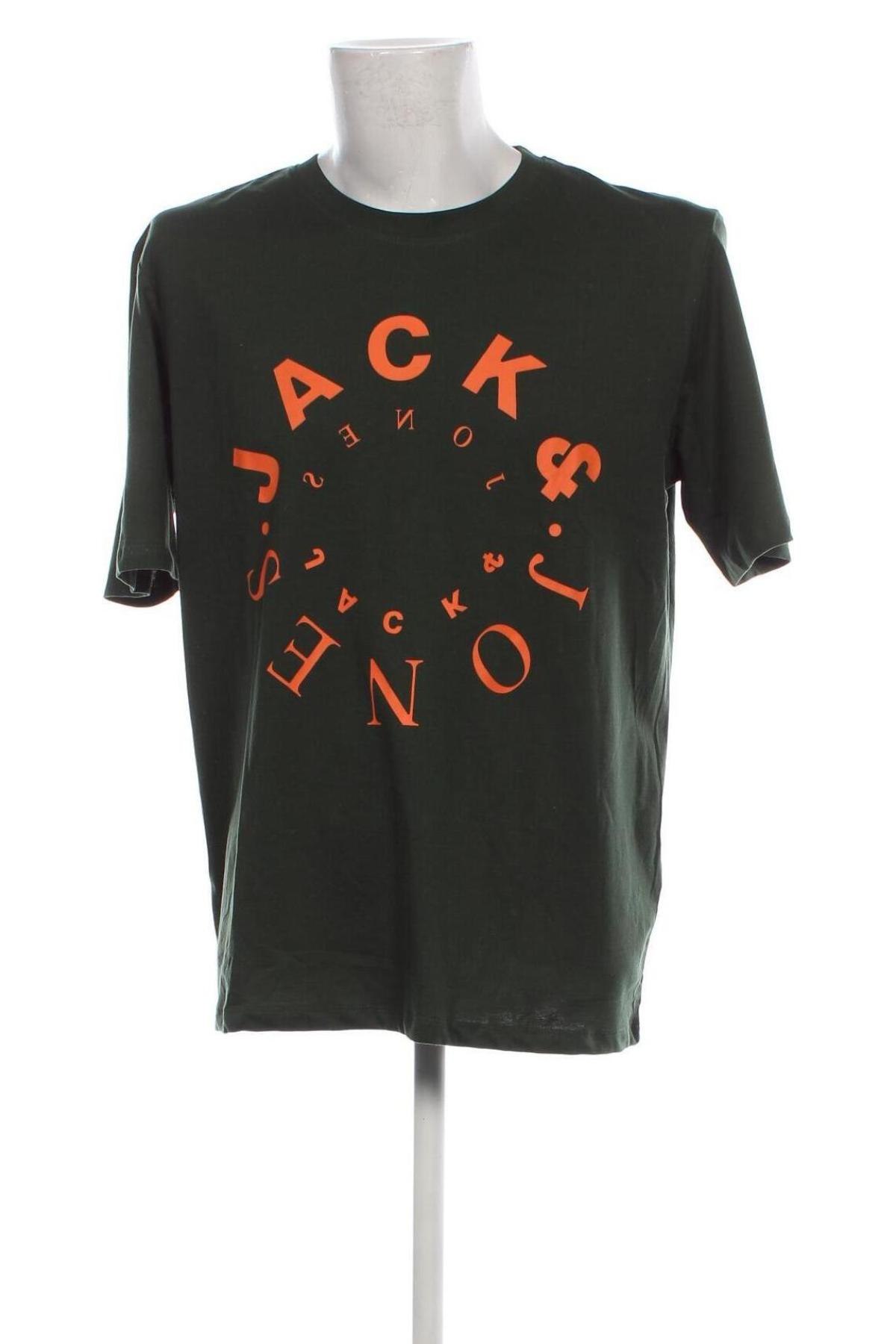 Tricou de bărbați Jack & Jones, Mărime XXL, Culoare Verde, Preț 138,16 Lei