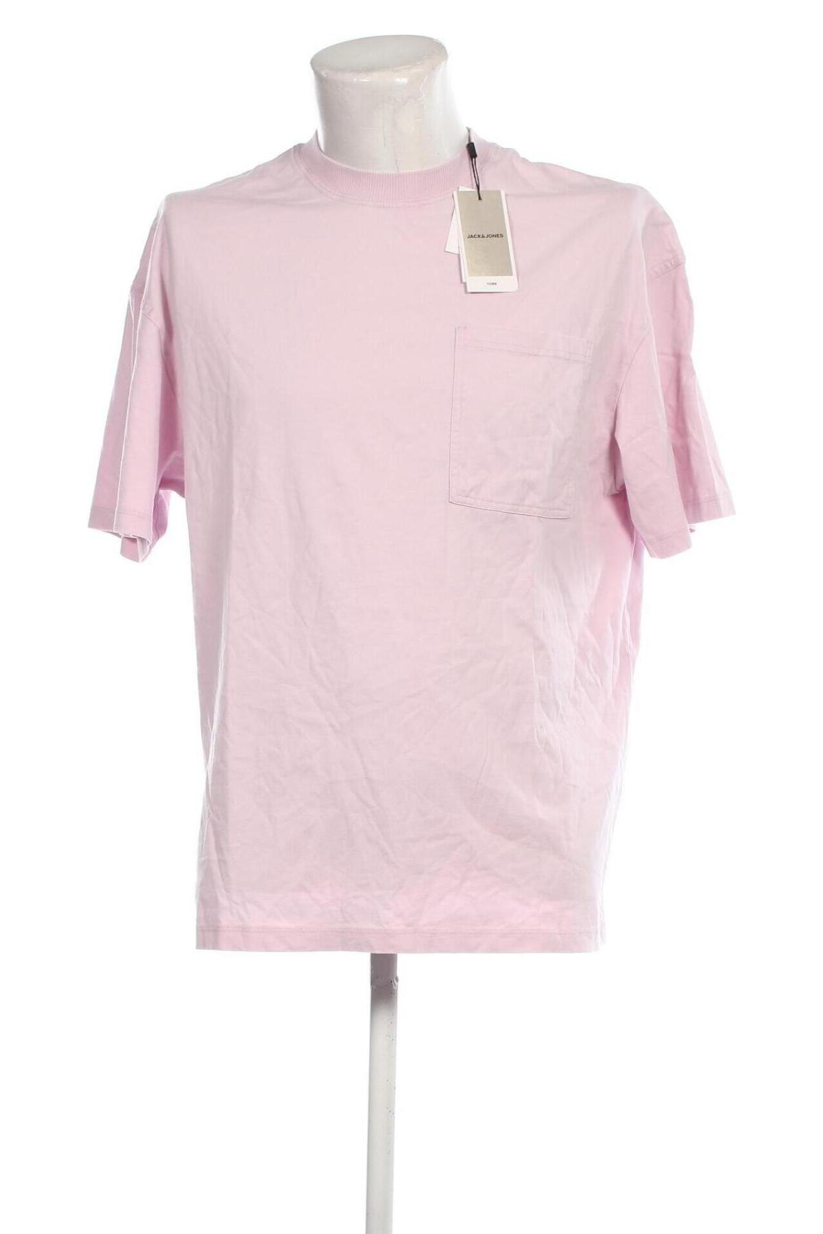 Pánské tričko  Jack & Jones, Velikost L, Barva Růžová, Cena  609,00 Kč