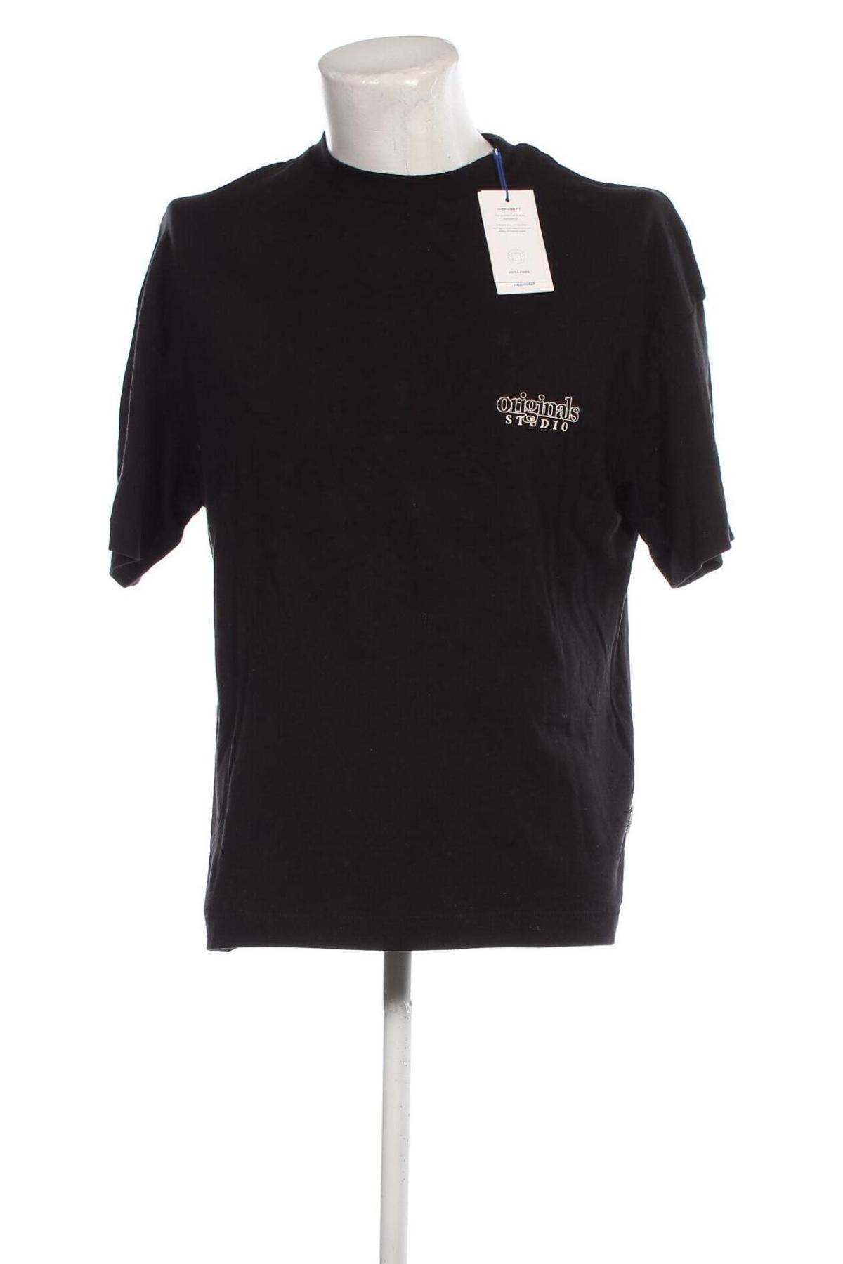 Ανδρικό t-shirt Jack & Jones, Μέγεθος S, Χρώμα Μαύρο, Τιμή 17,01 €