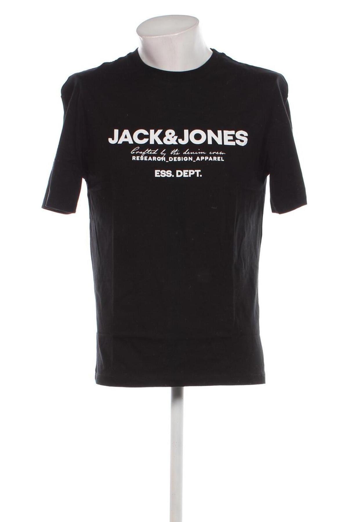 Tricou de bărbați Jack & Jones, Mărime M, Culoare Negru, Preț 138,16 Lei