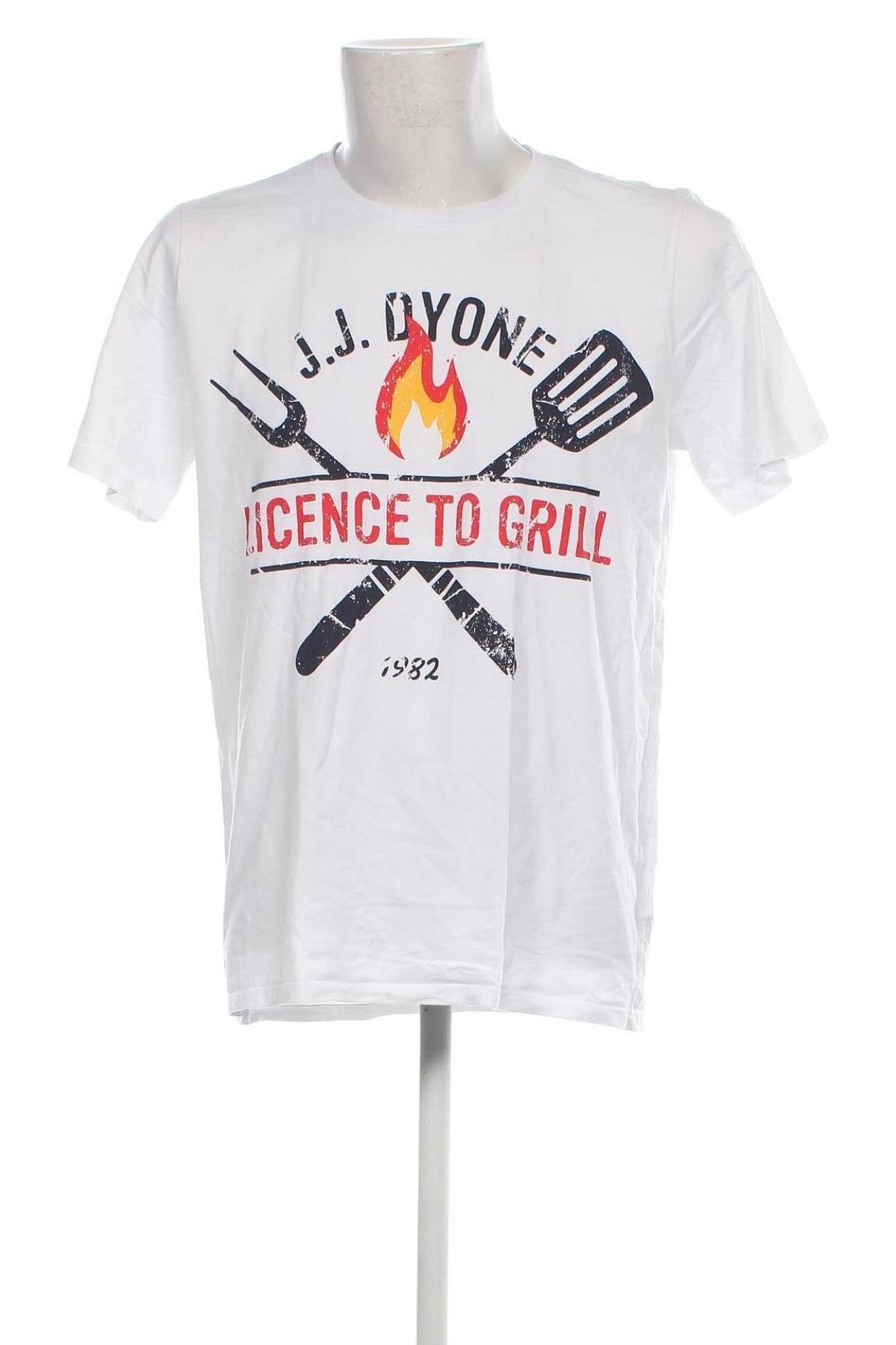 Ανδρικό t-shirt Jean Pascale, Μέγεθος XL, Χρώμα Λευκό, Τιμή 8,04 €