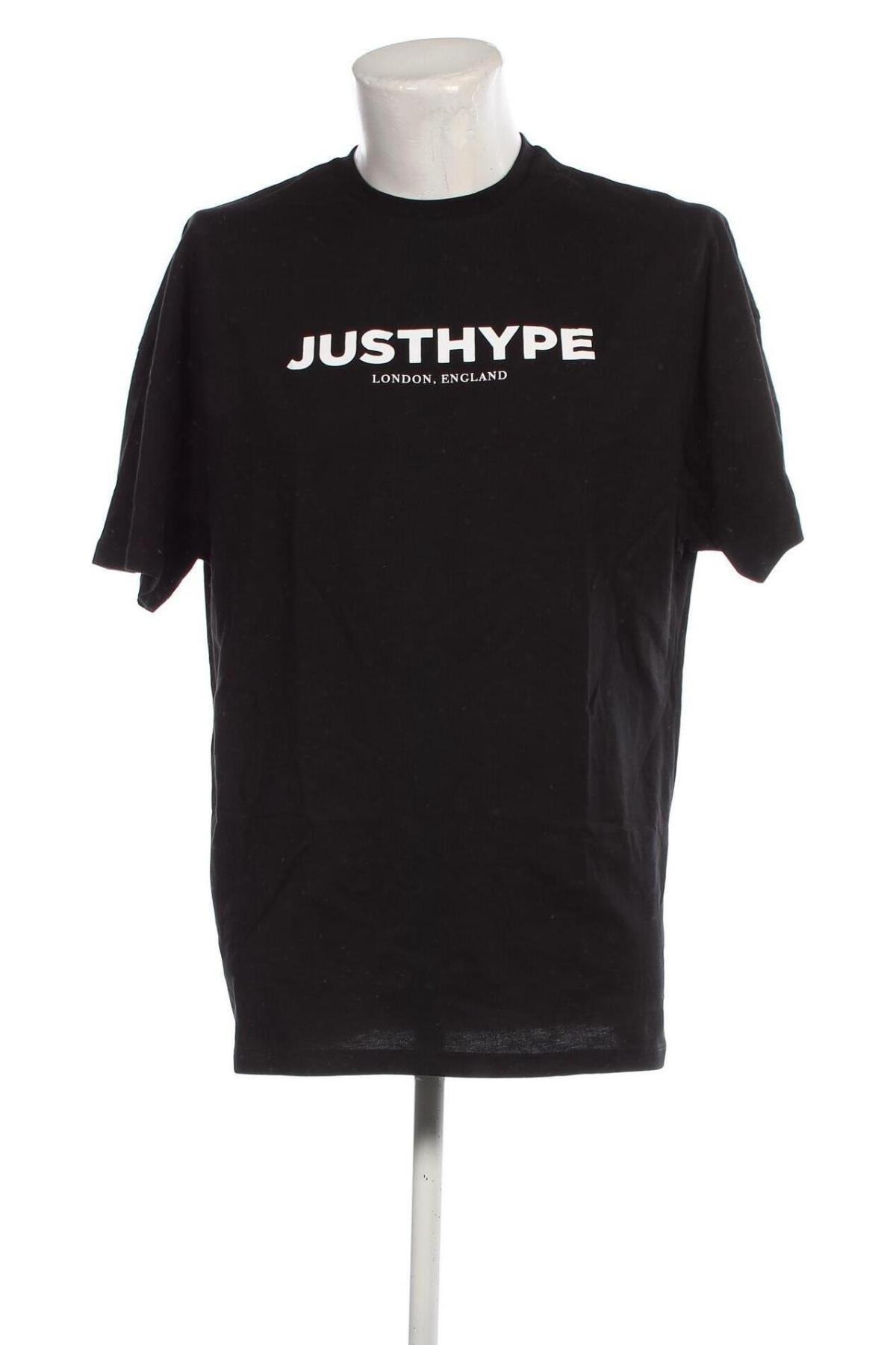 Tricou de bărbați Just Hype, Mărime M, Culoare Negru, Preț 61,18 Lei