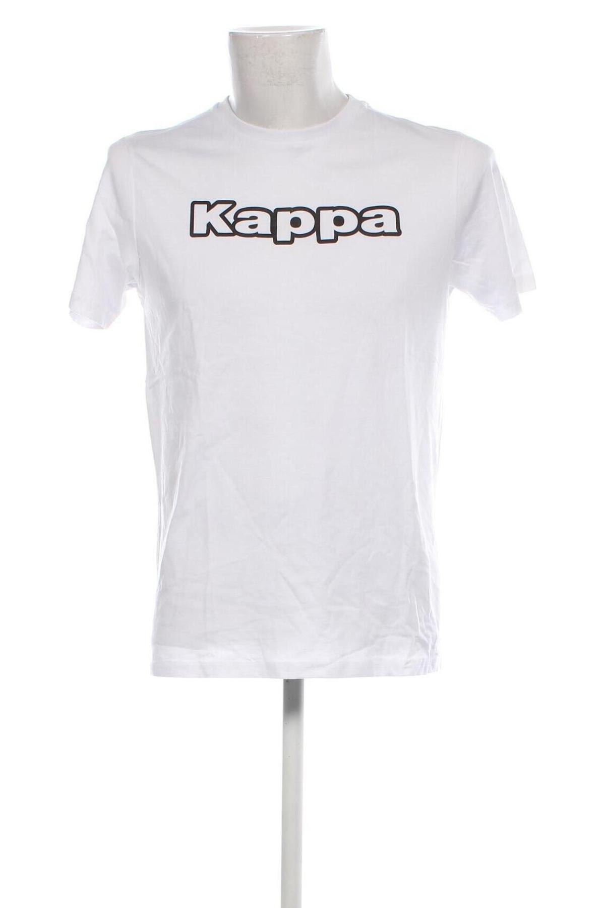Ανδρικό t-shirt Kappa, Μέγεθος L, Χρώμα Λευκό, Τιμή 15,98 €