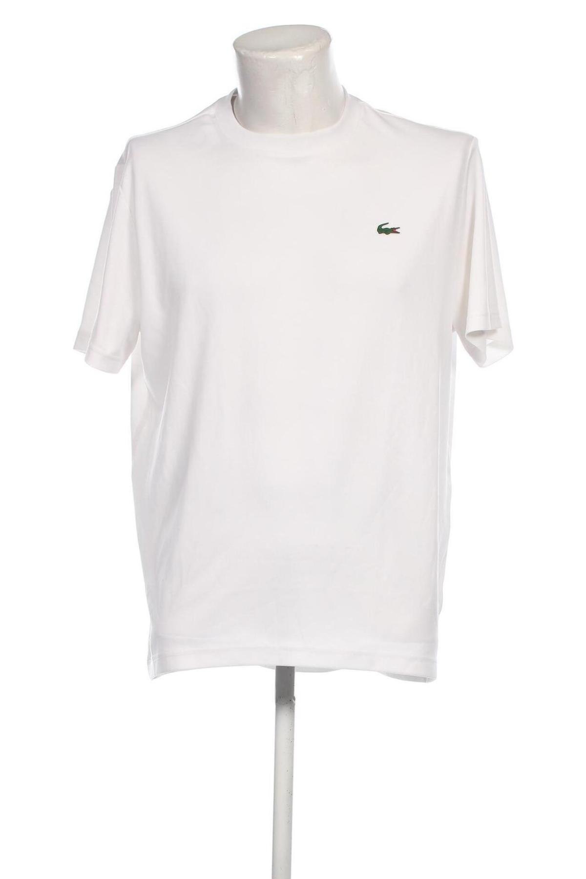 Herren T-Shirt Lacoste, Größe XL, Farbe Weiß, Preis € 37,11