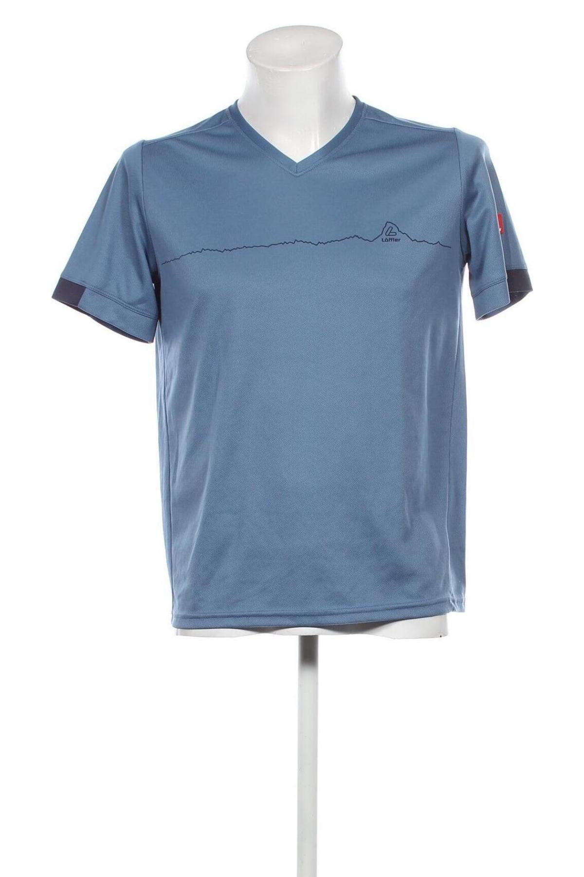 Herren T-Shirt Loffler, Größe L, Farbe Blau, Preis 17,85 €