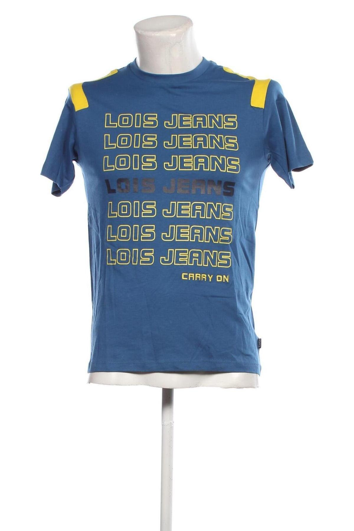 Męski T-shirt Lois, Rozmiar S, Kolor Niebieski, Cena 31,99 zł