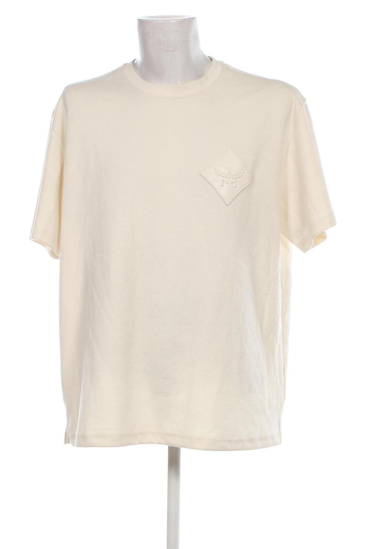 Herren T-Shirt MCM, Größe M, Farbe Ecru, Preis € 215,98