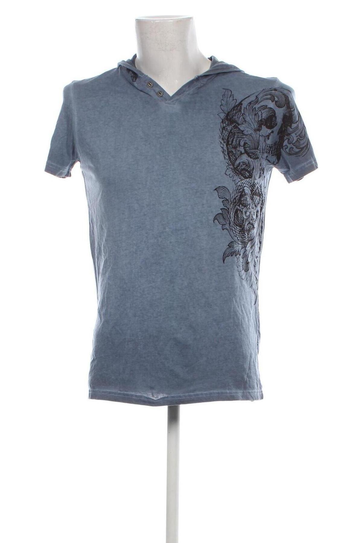 Herren T-Shirt Much More, Größe S, Farbe Blau, Preis € 6,34