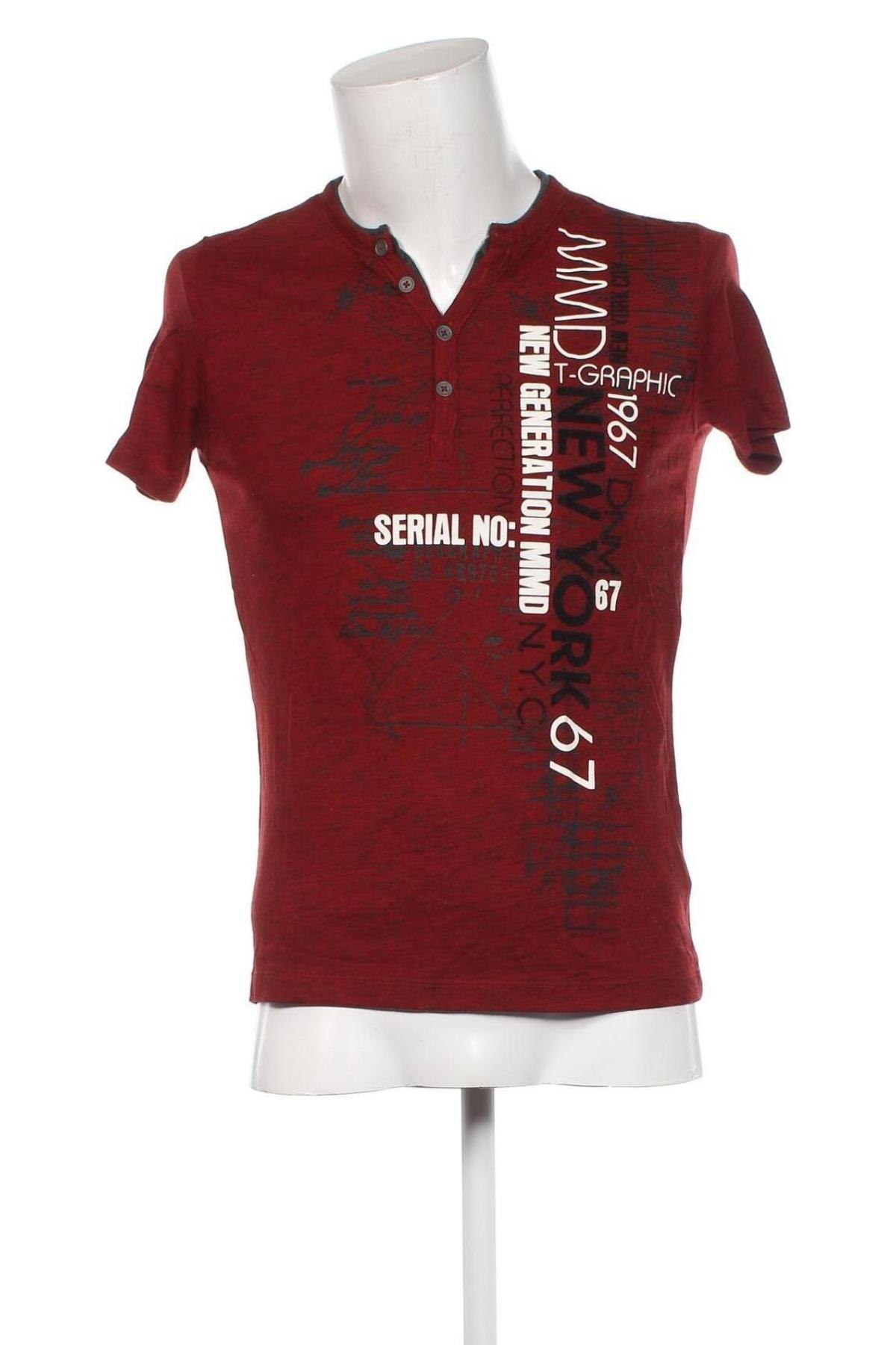 Herren T-Shirt Much More, Größe S, Farbe Rot, Preis € 9,05