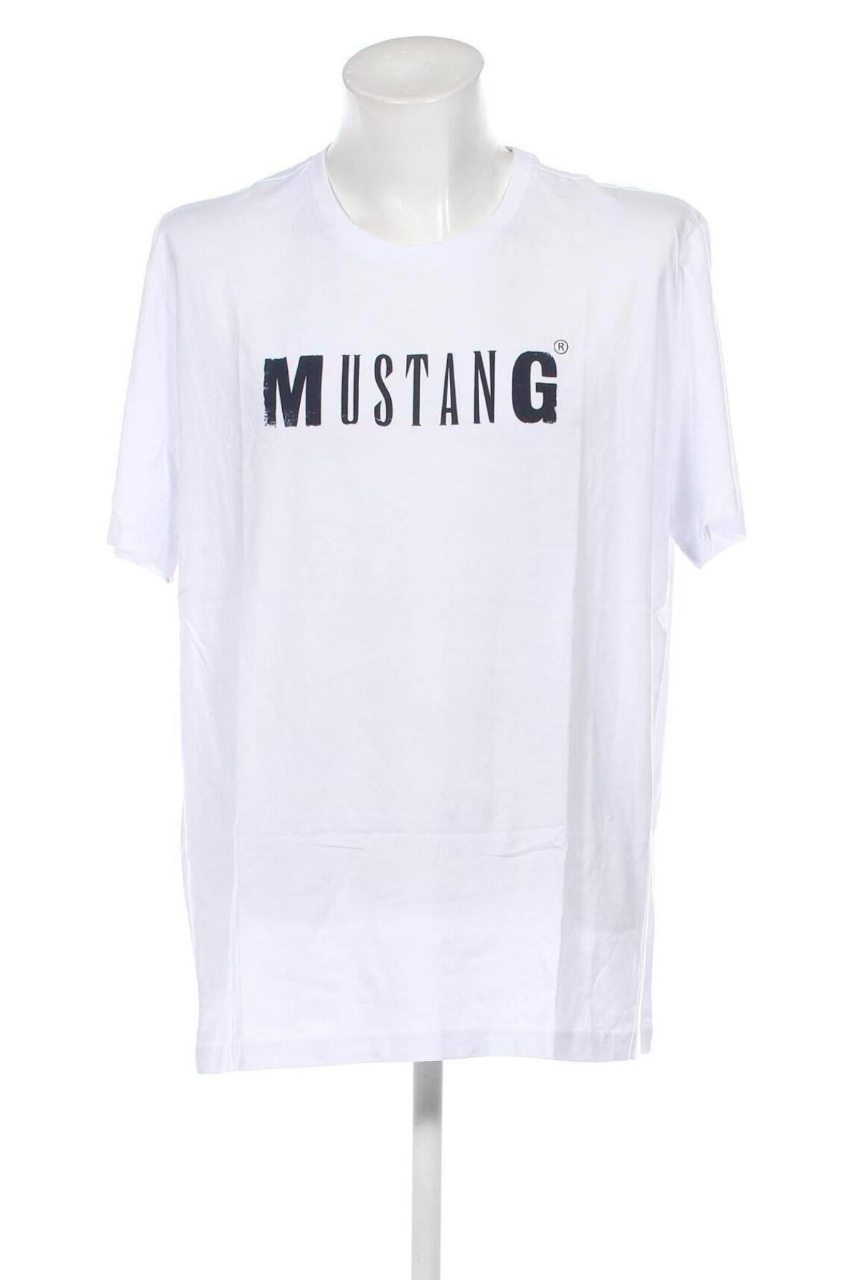 Herren T-Shirt Mustang, Größe 3XL, Farbe Weiß, Preis 15,18 €