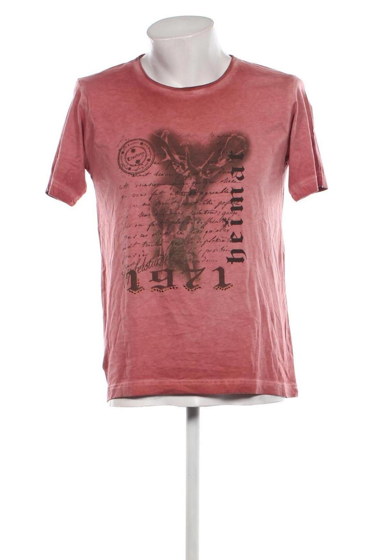 Ανδρικό t-shirt Os Trachten, Μέγεθος S, Χρώμα Κόκκινο, Τιμή 4,76 €