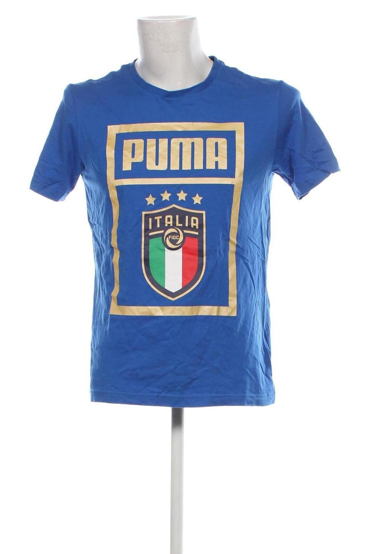 Мъжка тениска PUMA, Размер M, Цвят Син, Цена 25,00 лв.