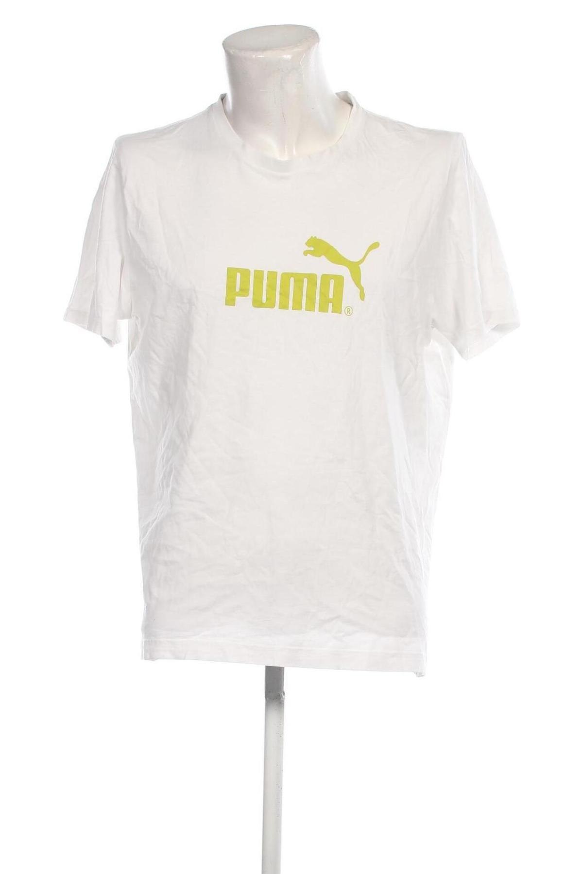 Męski T-shirt PUMA, Rozmiar XL, Kolor Biały, Cena 86,36 zł
