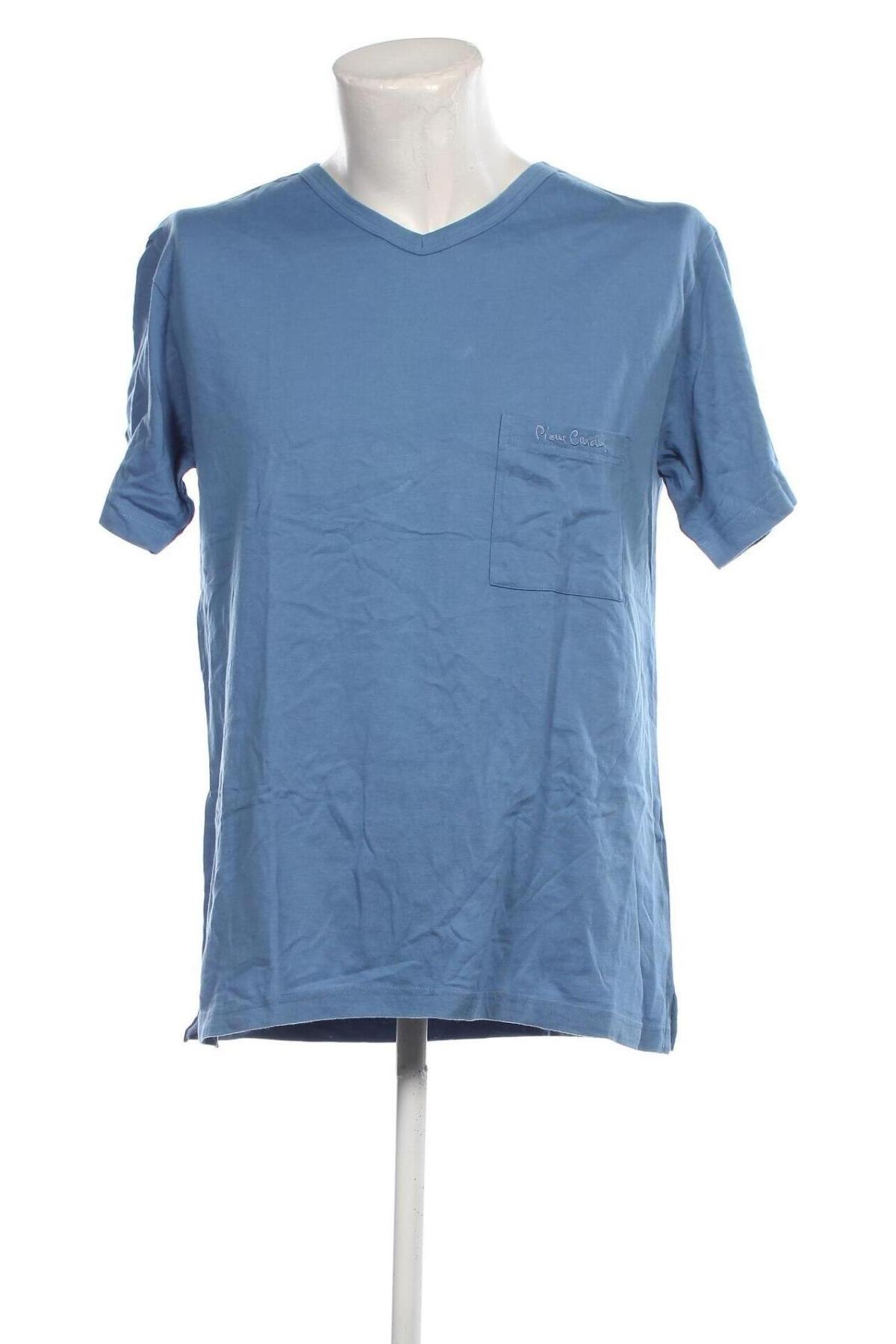 Herren T-Shirt Pierre Cardin, Größe L, Farbe Blau, Preis 16,53 €