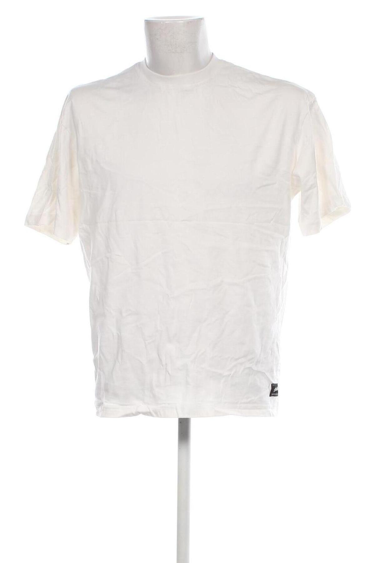 Ανδρικό t-shirt Pull&Bear, Μέγεθος S, Χρώμα Λευκό, Τιμή 8,04 €