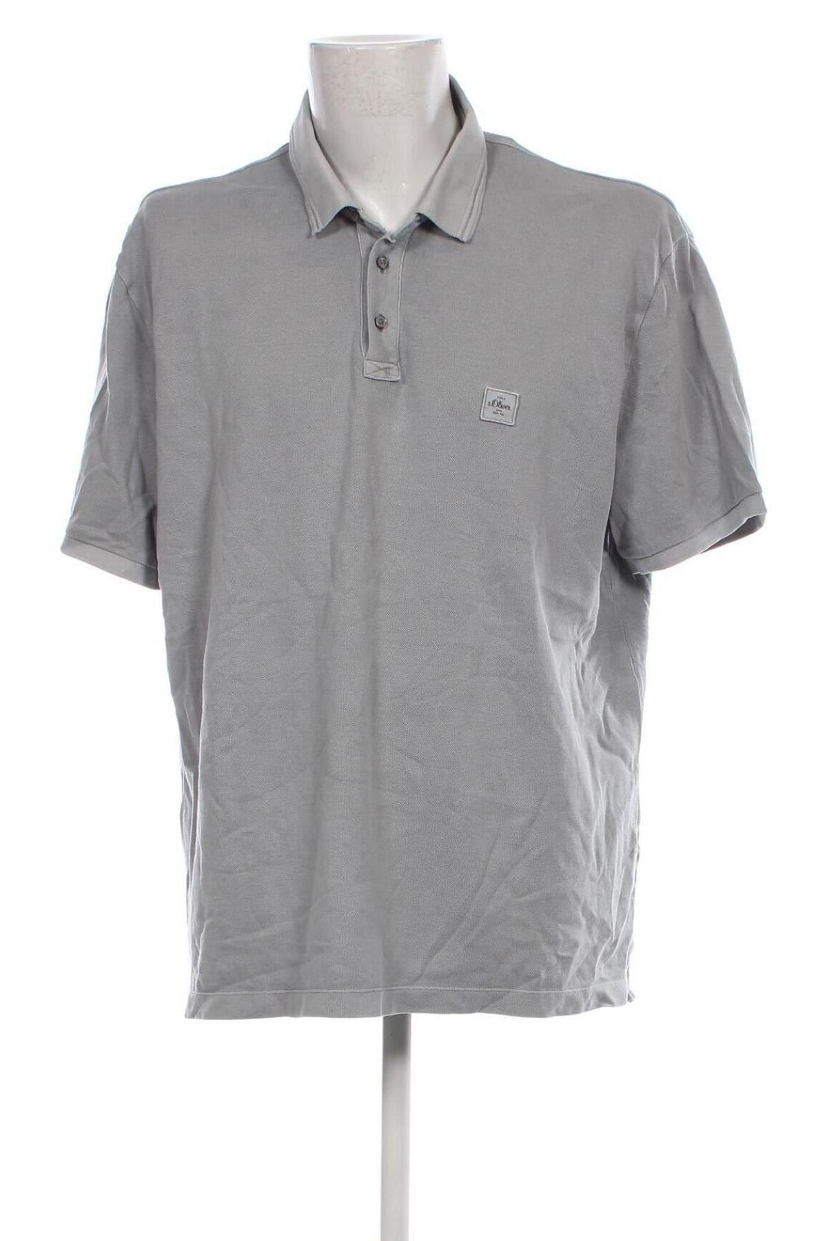 Ανδρικό t-shirt S.Oliver, Μέγεθος 3XL, Χρώμα Γκρί, Τιμή 8,66 €